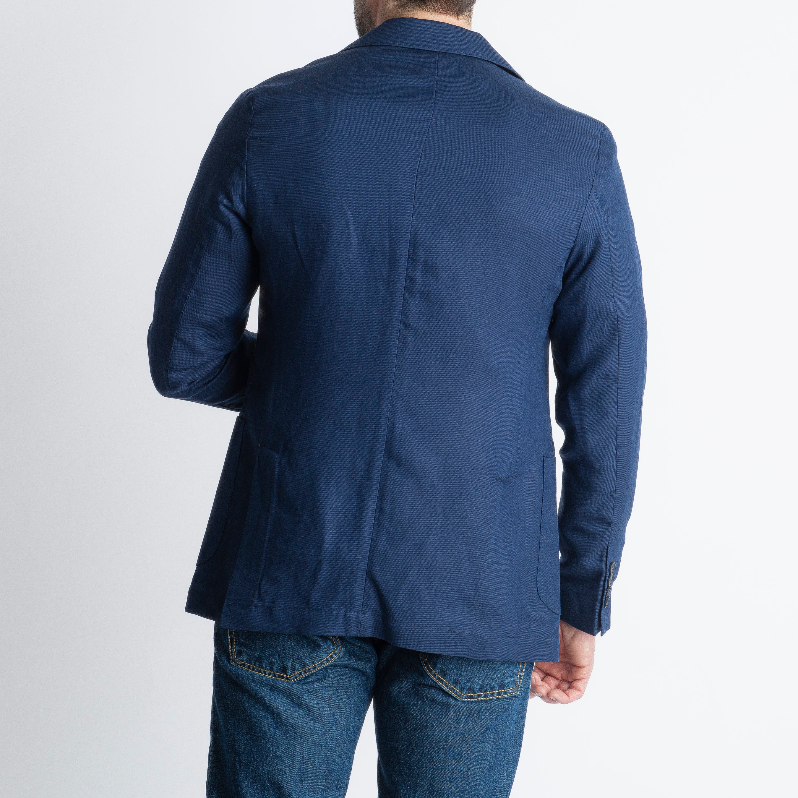 Giacca Atrani in Lino Blu