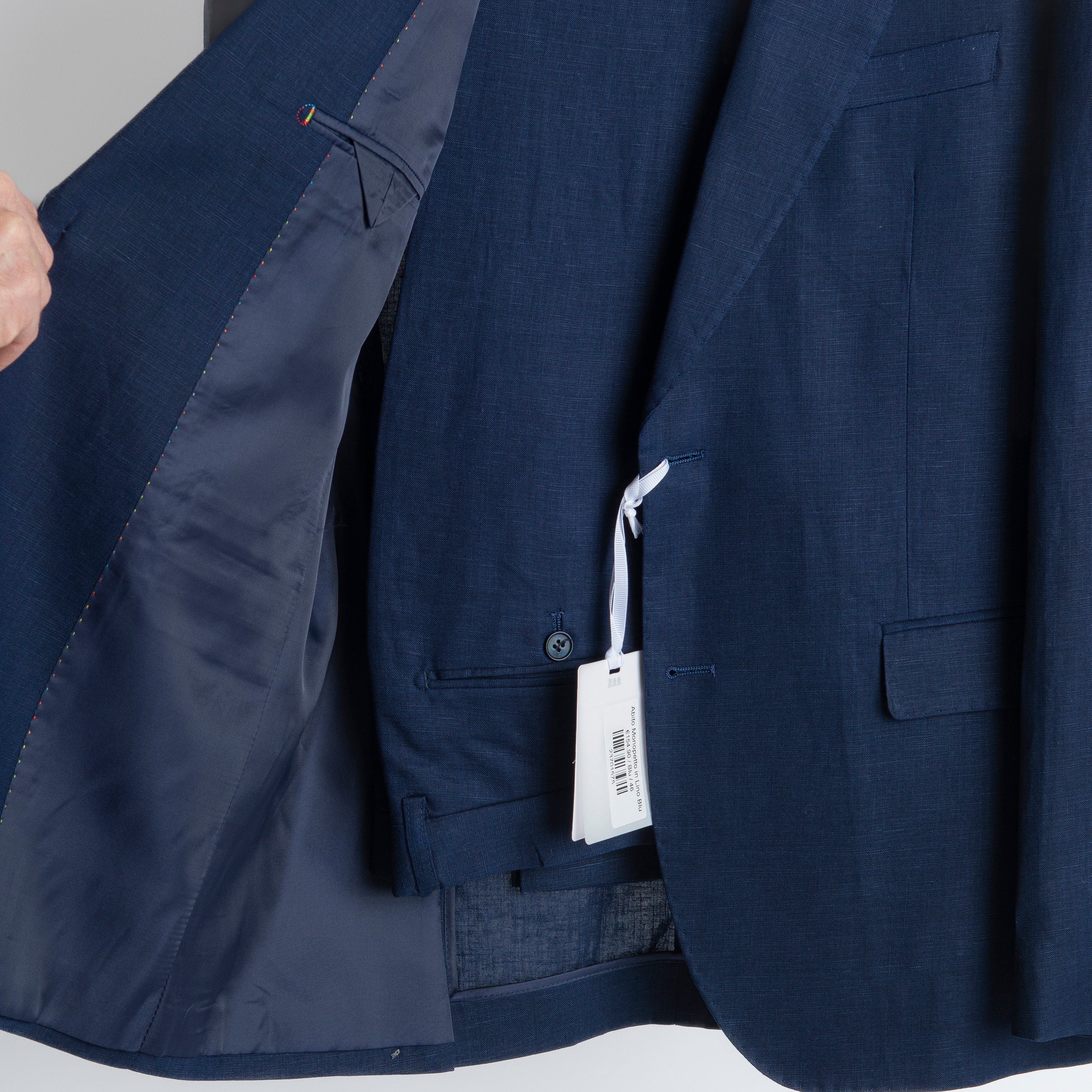 Abito Monopetto in Lino Blu