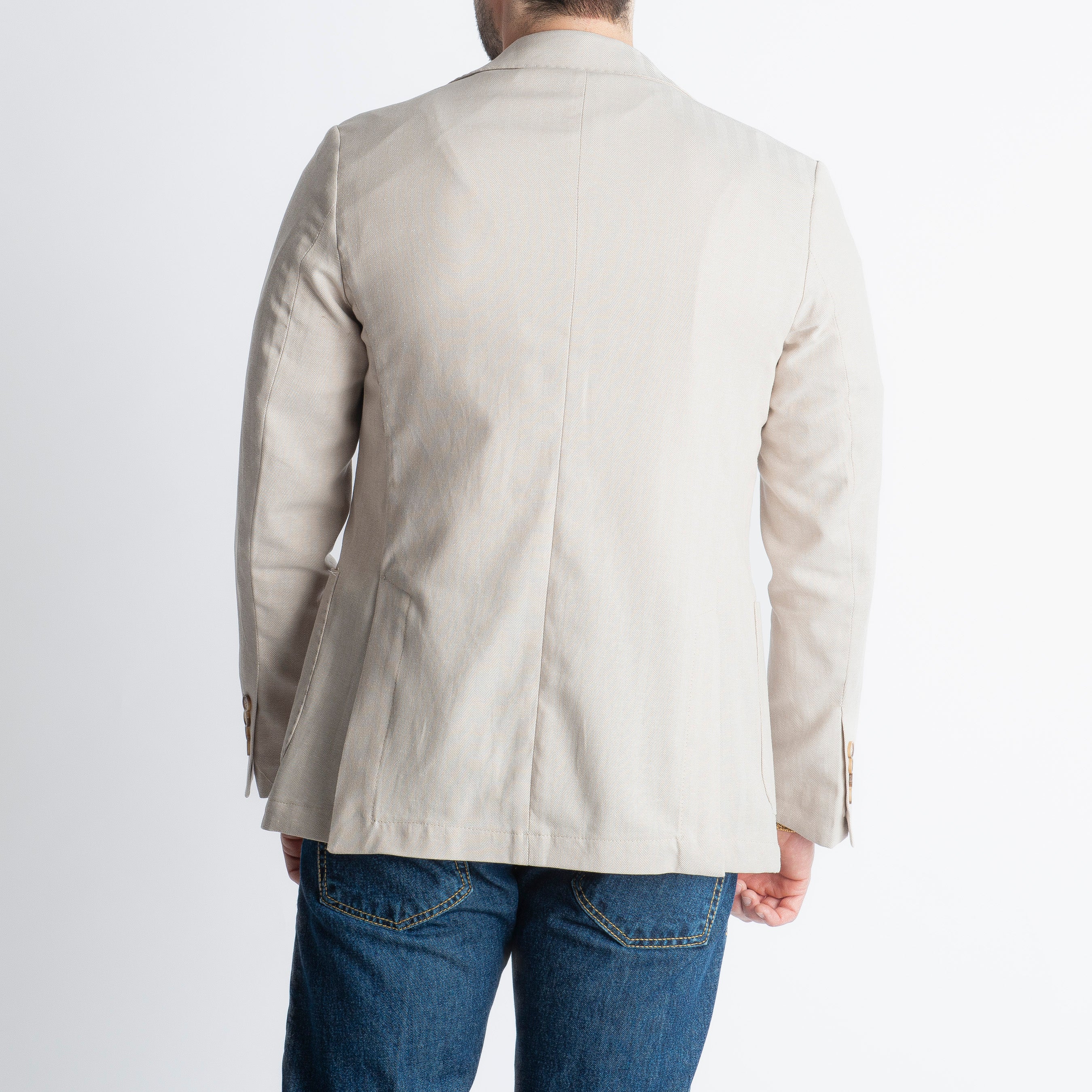 Giacca Praiano in Lino Beige