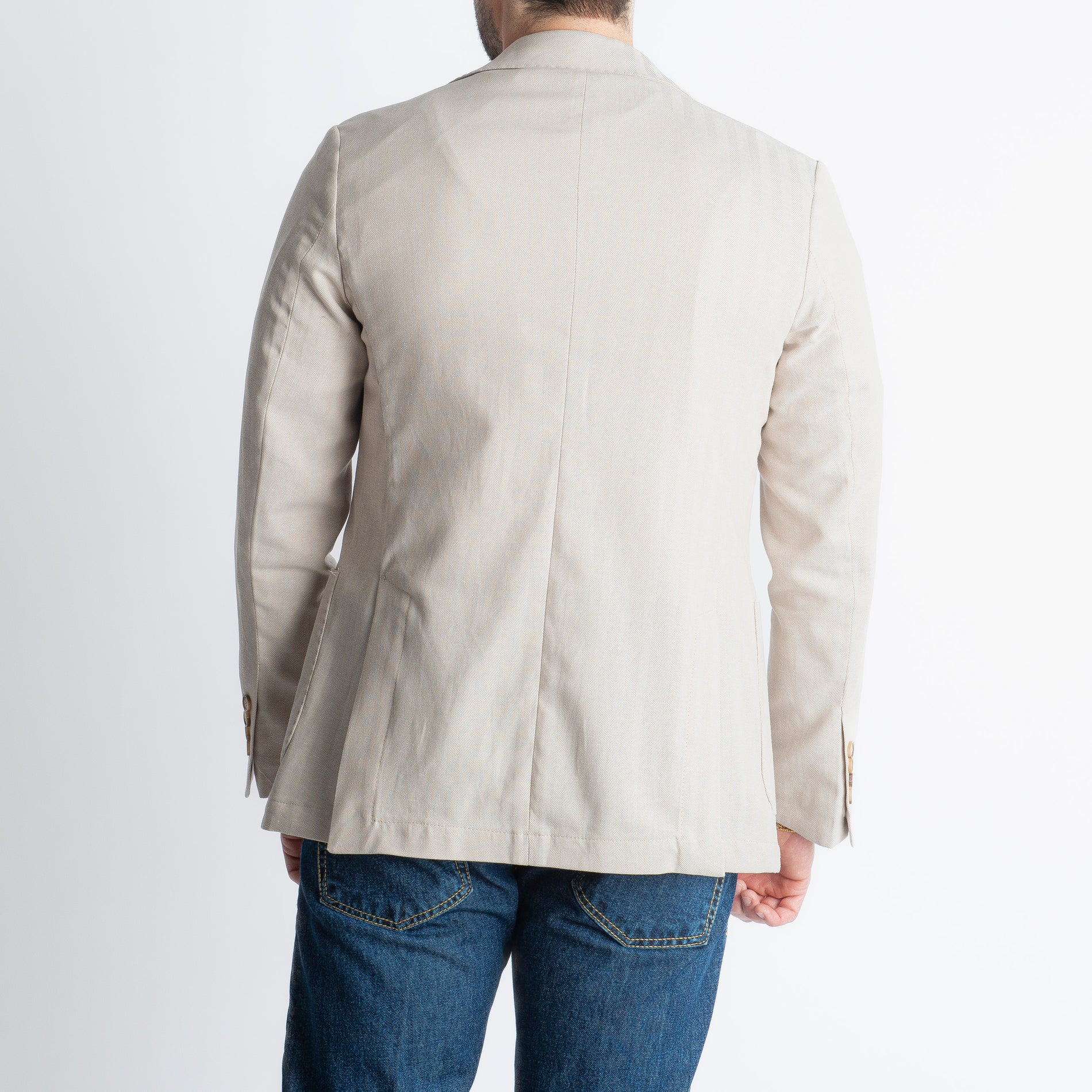Giacca Praiano in Lino Beige