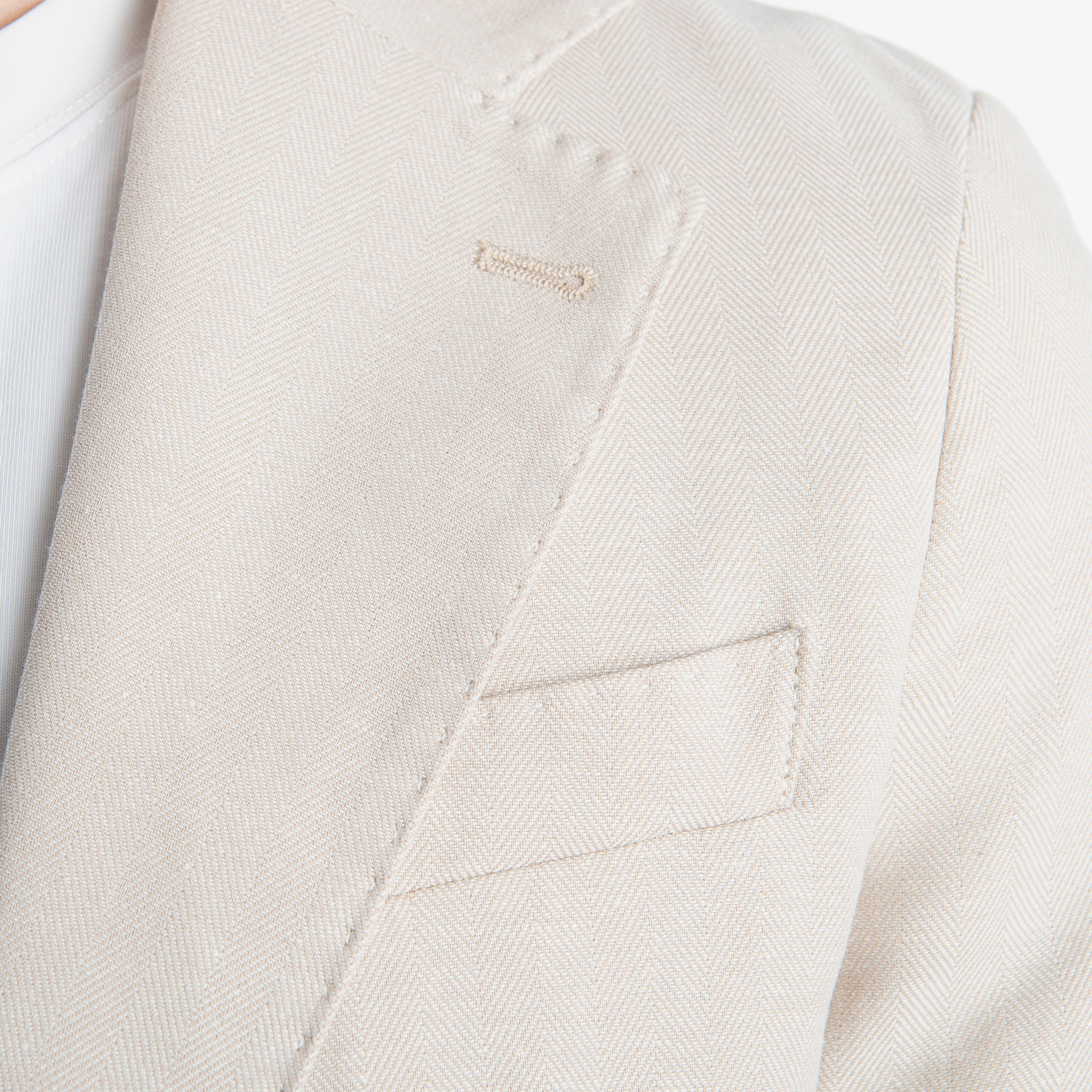 Giacca Praiano in Lino Beige