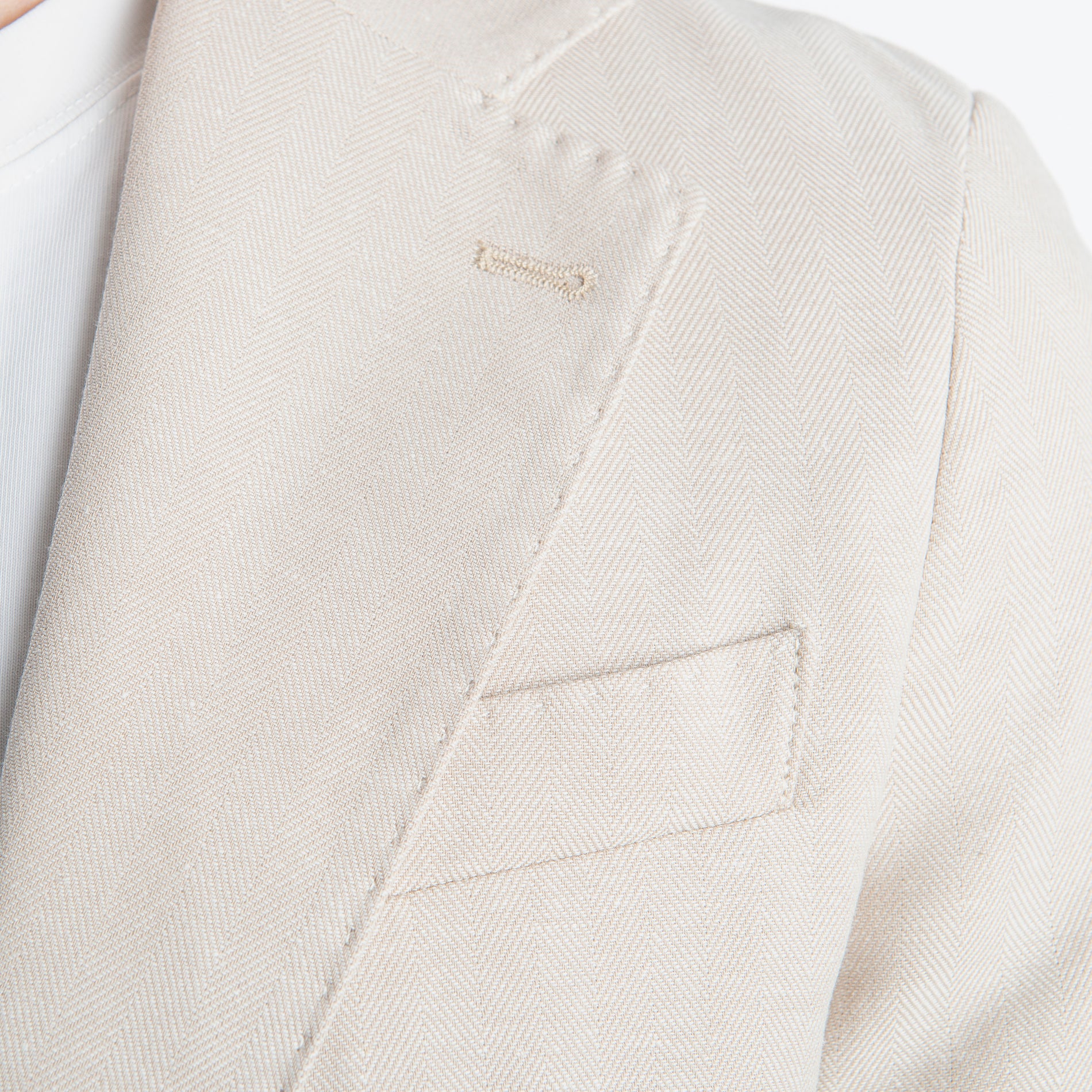 Giacca Praiano in Lino Beige