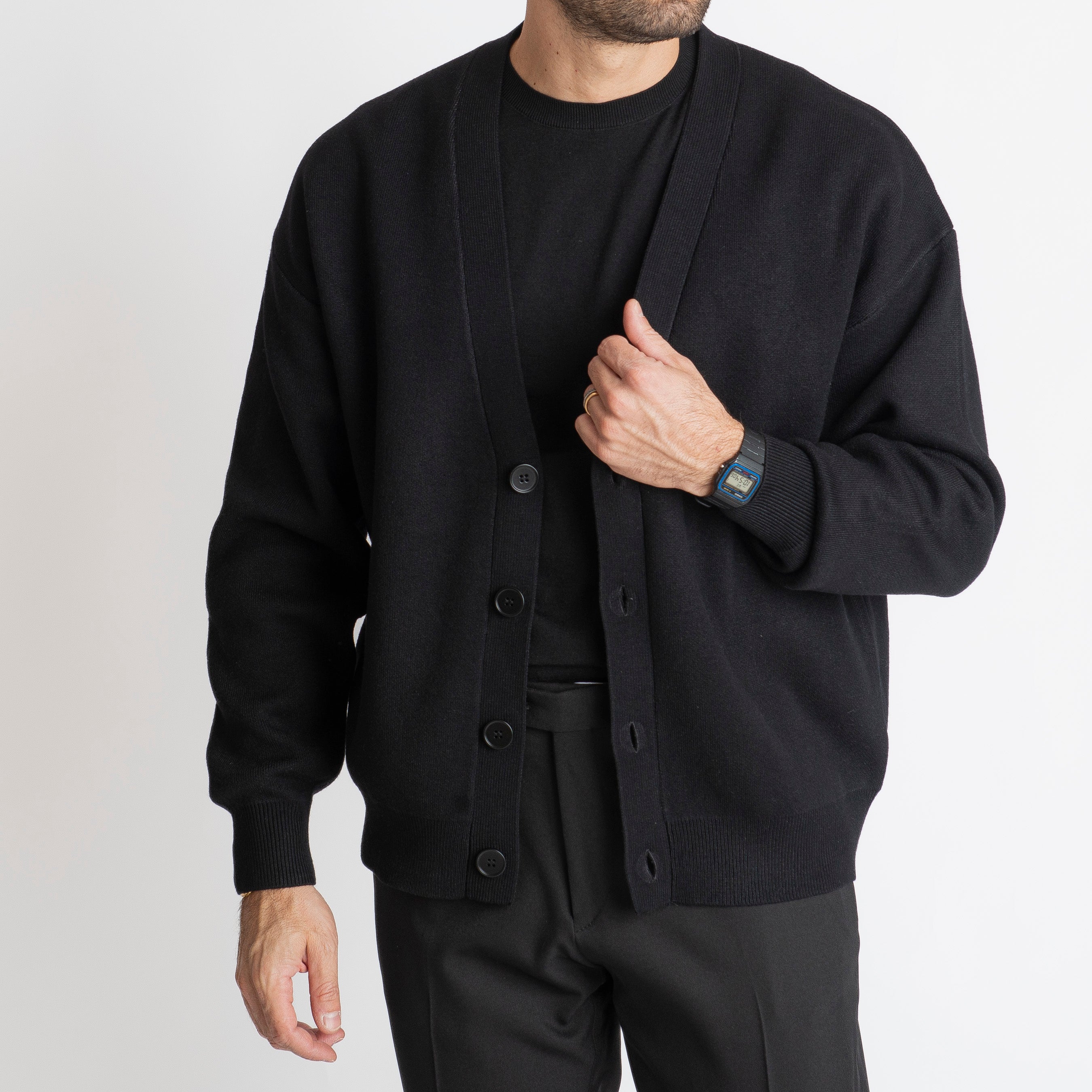 Cardigan Over Size Nero