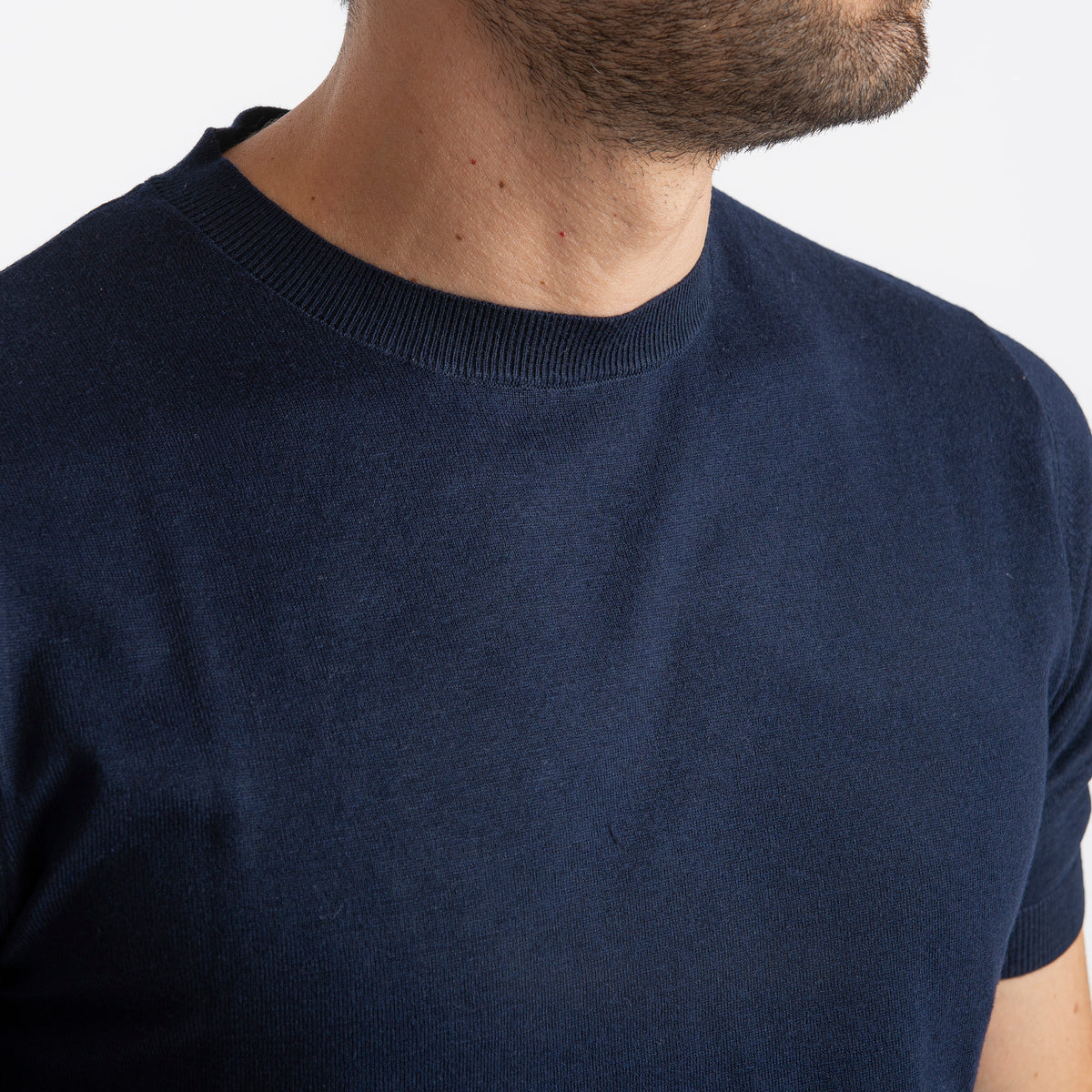 T-shirt In Filo X871 Blu