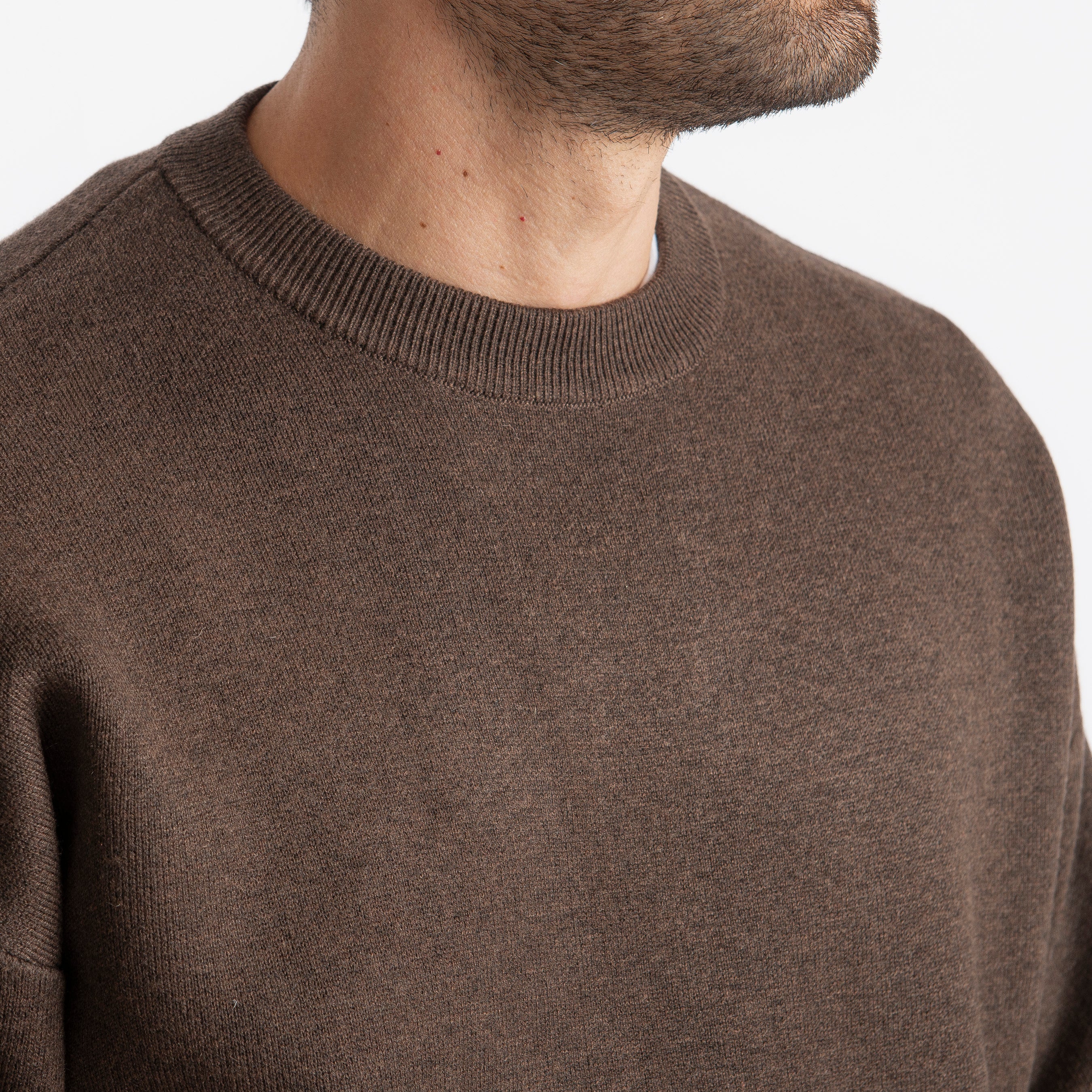 Maglione Girocollo Oversize Testa di Moro