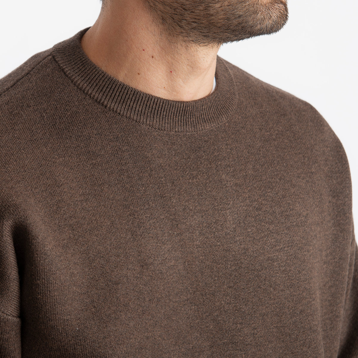 Maglione Girocollo Over Size Testa di Moro