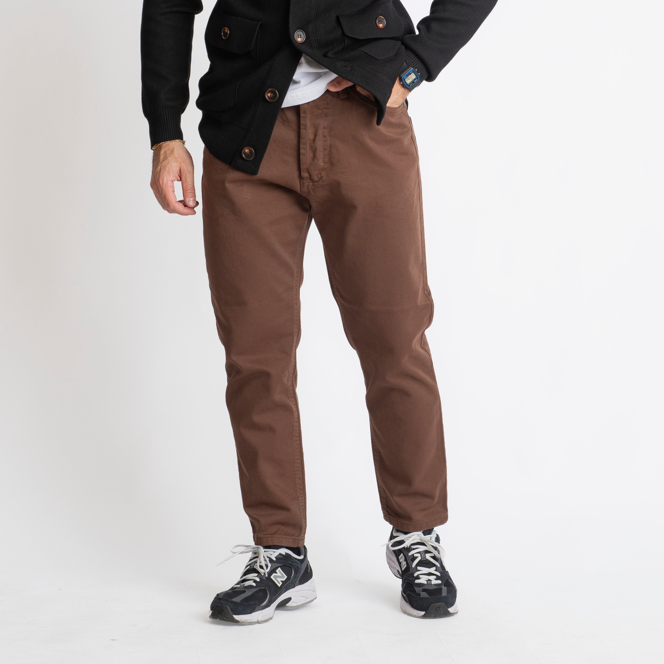 Pantalone Cinque Tasche Testa di Moro