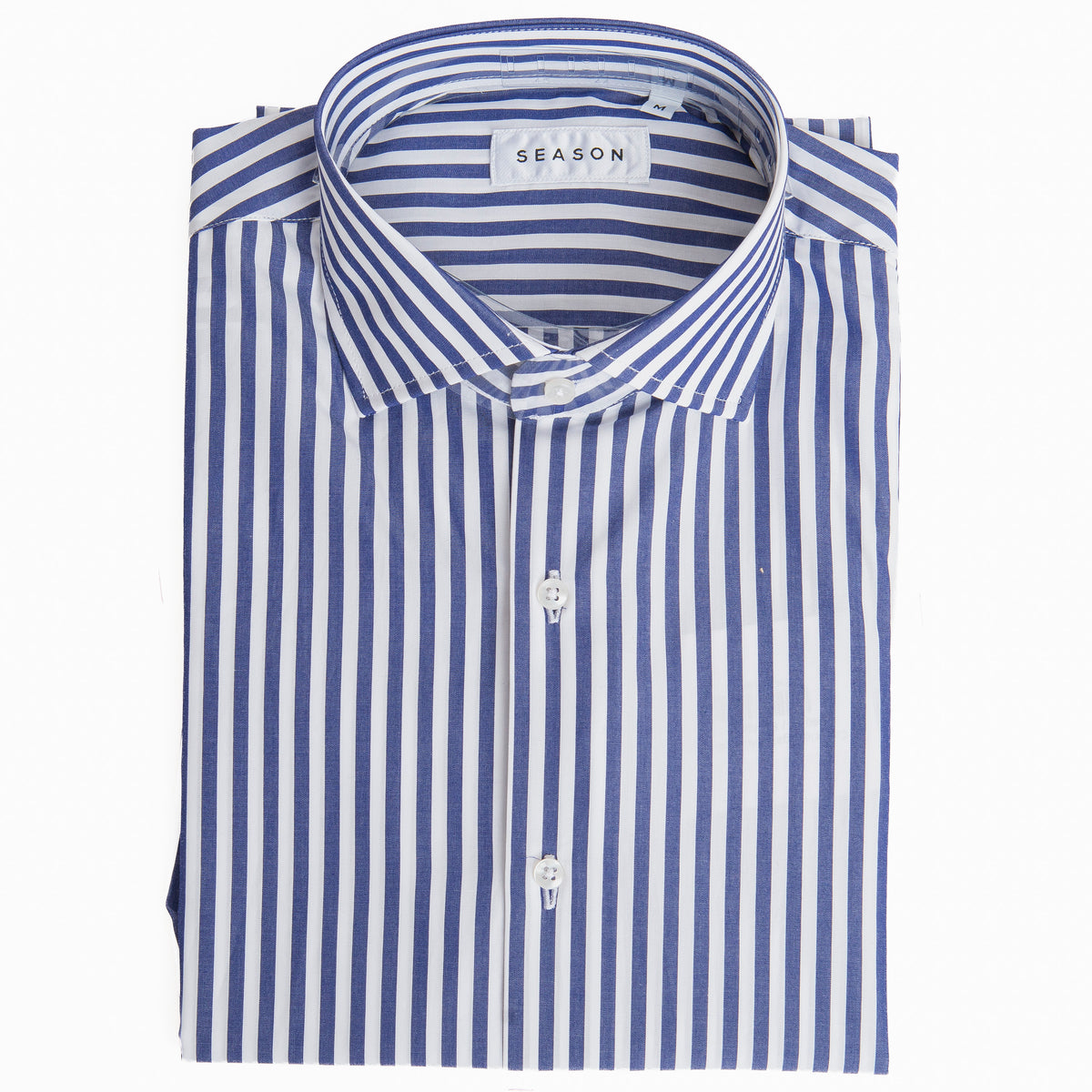 Camicia Rigata Blu Notte 274