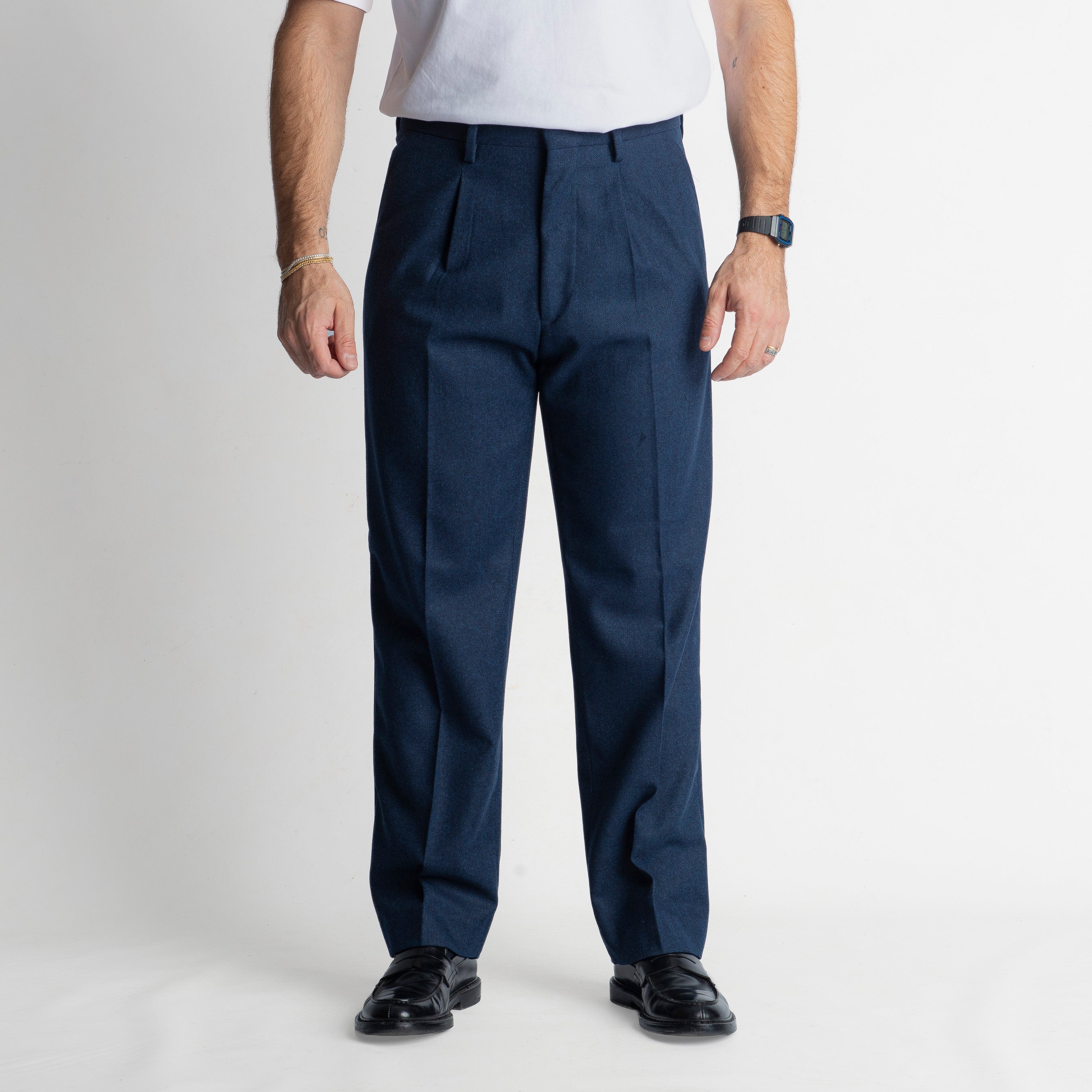 Pantalone Fondo Ampio Poema TO8015 Blu