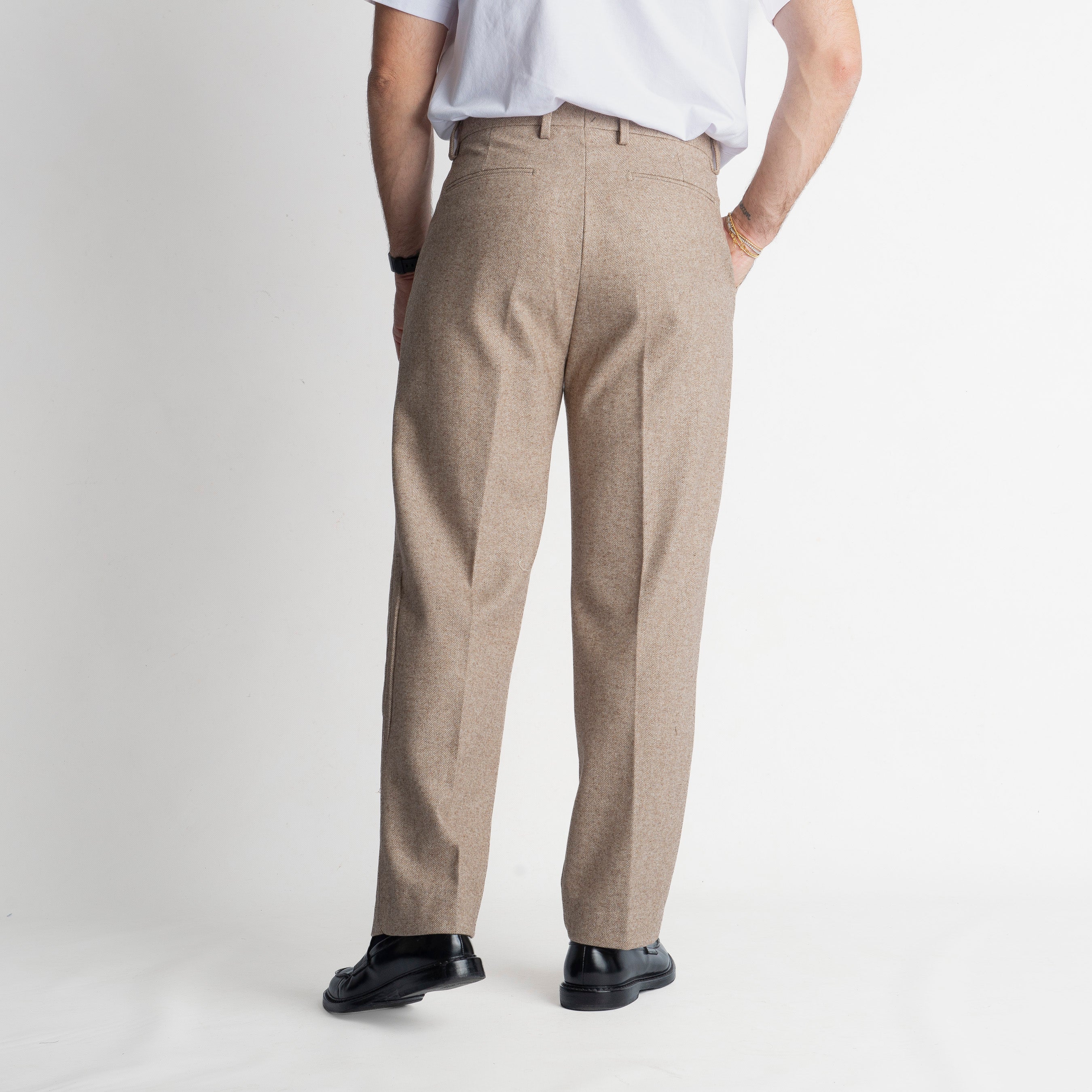 Pantalone Fondo Ampio Poema TO8015 Beige