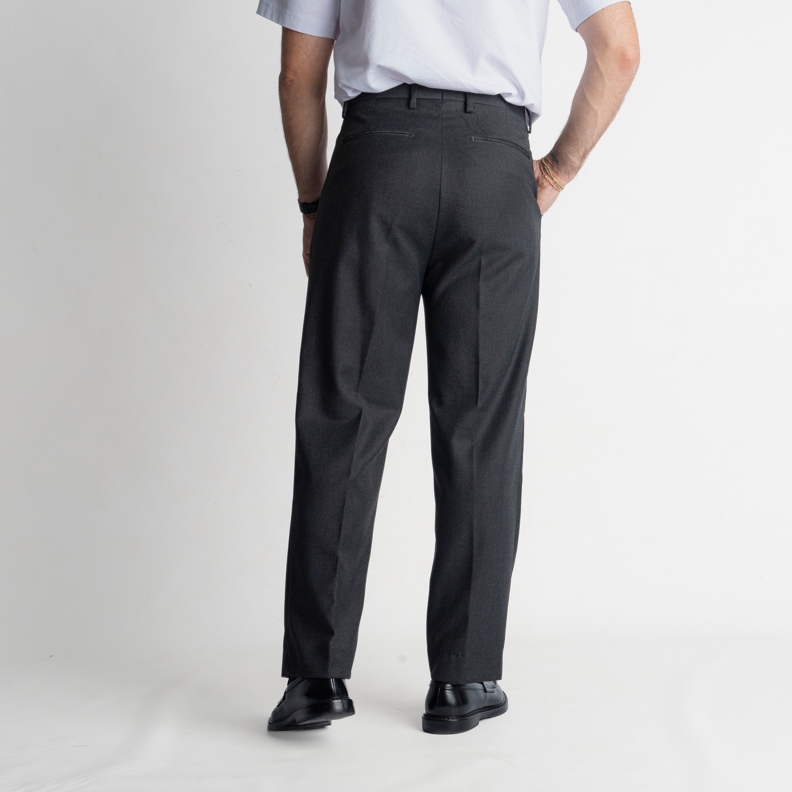 Pantalone Fondo Ampio Beverly TO8015 Grigio