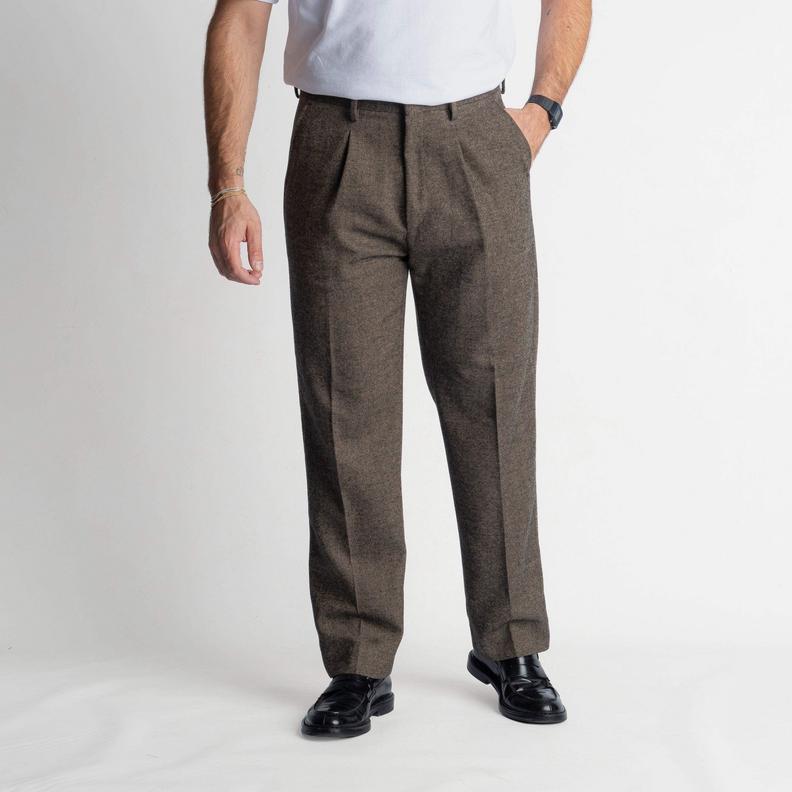 Pantalone Fondo Ampio Poema TO8015 Testa di Moro