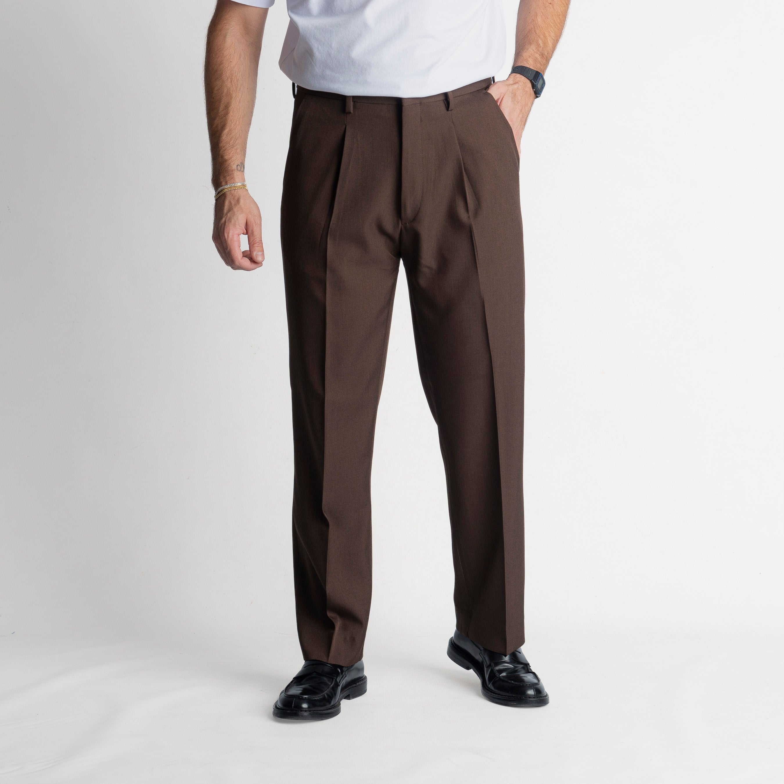 Pantalone Fondo Ampio Candy TO8015 Testa di Moro