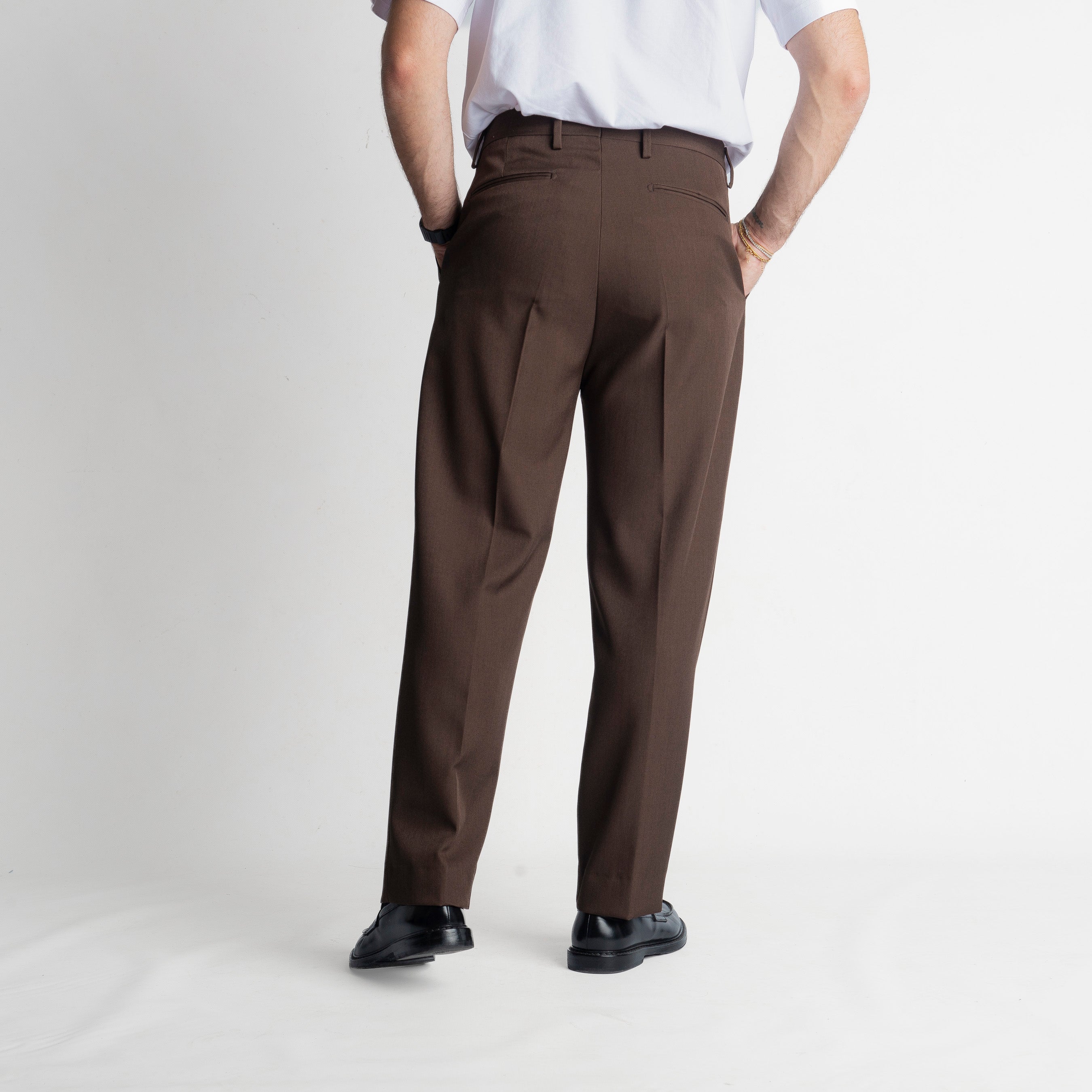 Pantalone Fondo Ampio Candy TO8015 Testa di Moro