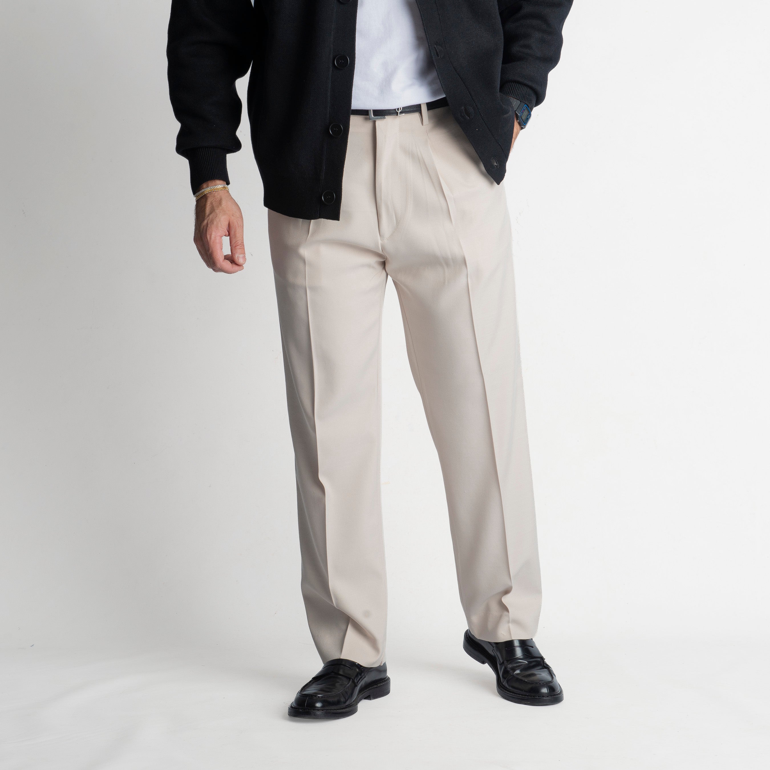 Pantalone Fondo Ampio Candy TO8015 Beige