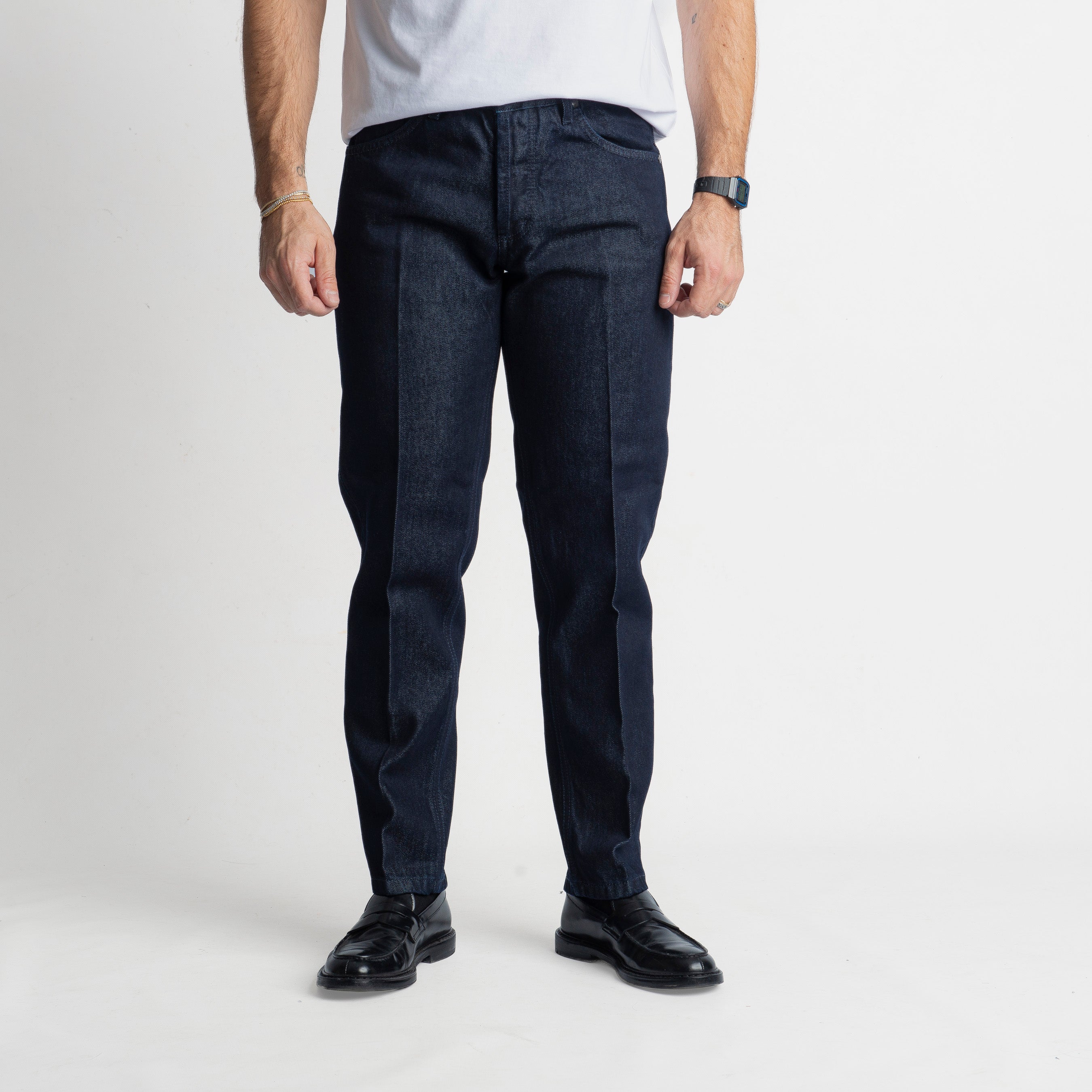 Jeans Slim Fit Dark blu 2.0 - Cotone Merrcerizzato