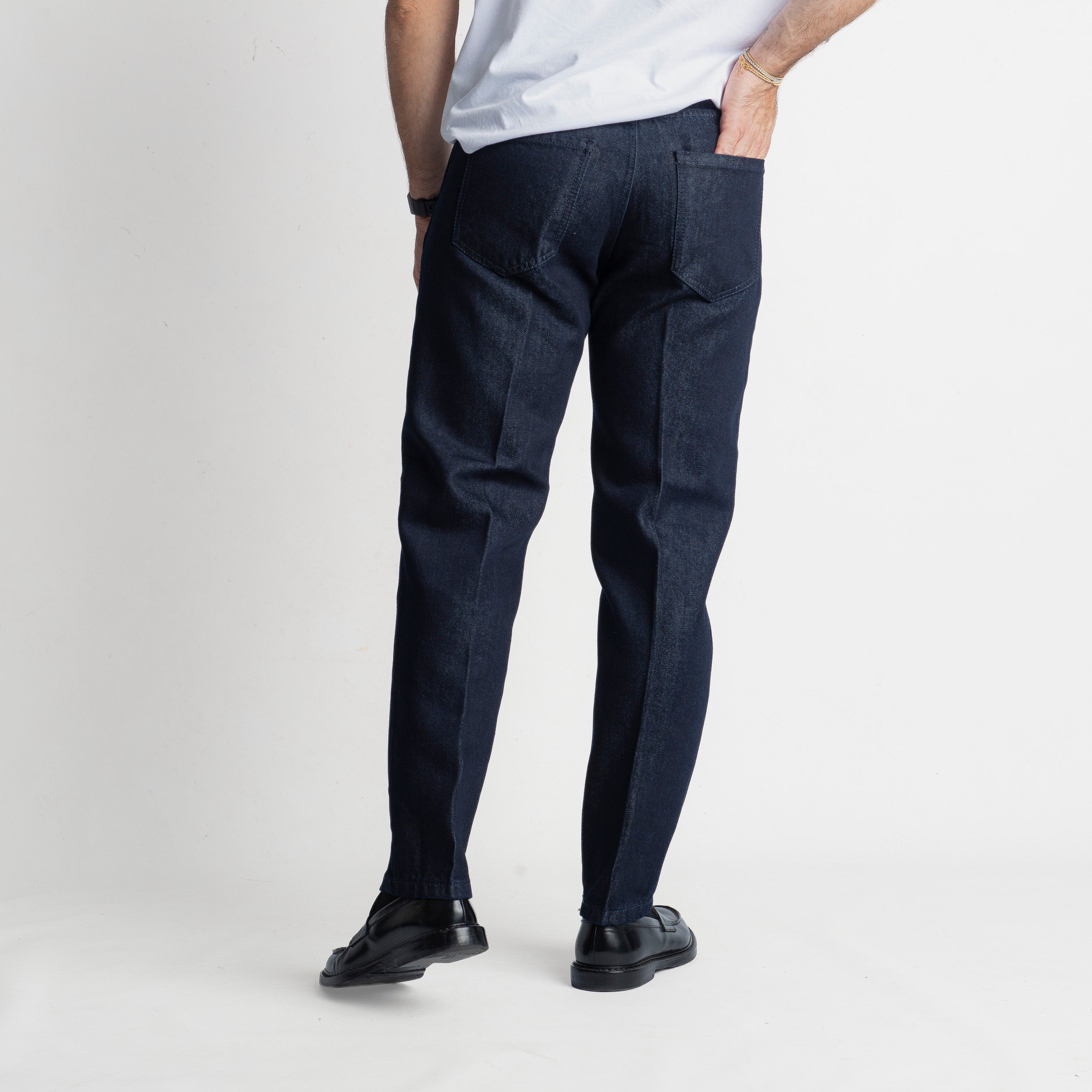 Jeans Slim Fit Dark blu 2.0 - Cotone Merrcerizzato