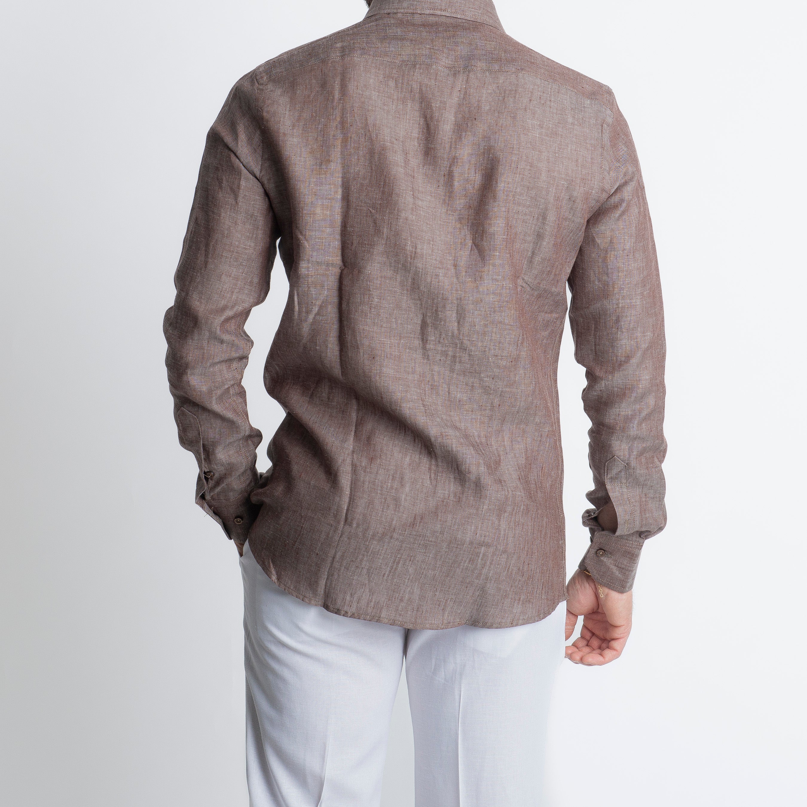 Camicia 100% Lino Irlandese Moro