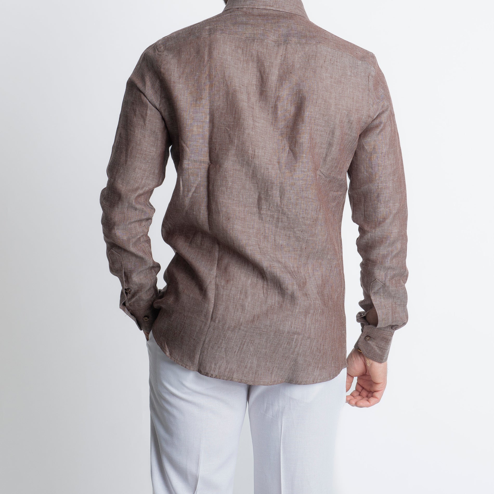 Camicia 100% Lino Irlandese Moro