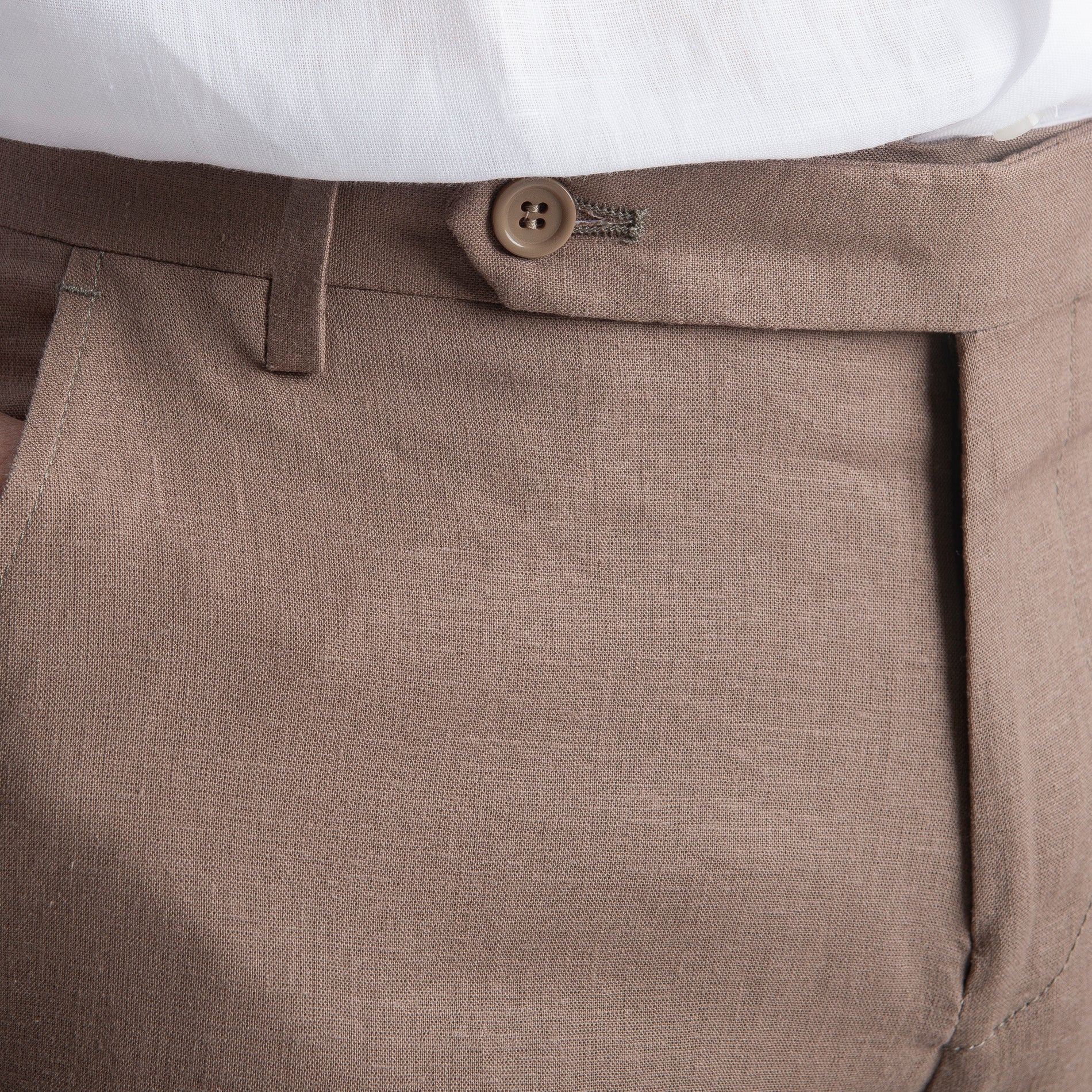 Pantalone in Lino TO8030 Terra