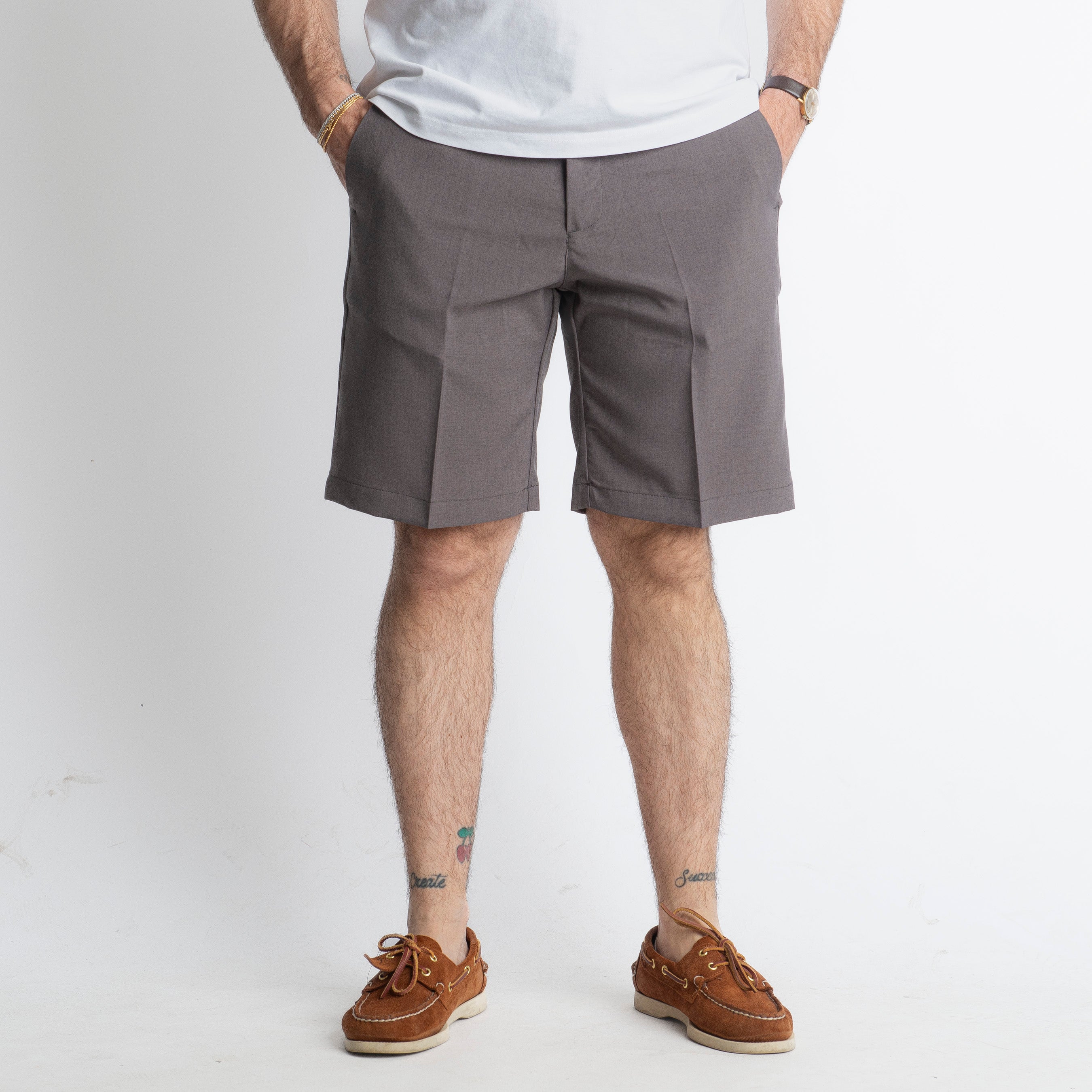 Bermuda Mezza Molla TO80015 Grigio
