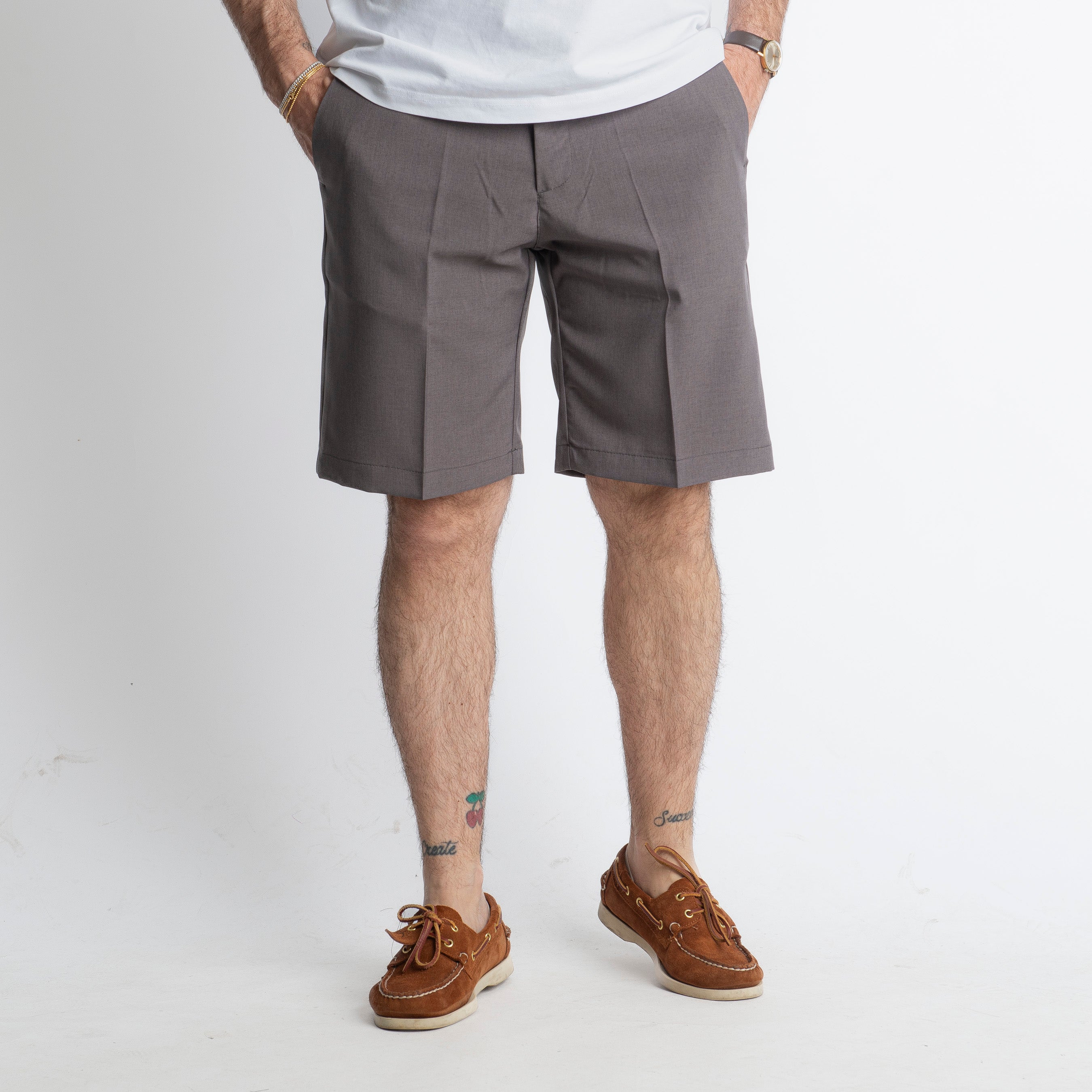 Bermuda Mezza Molla TO80015 Grigio