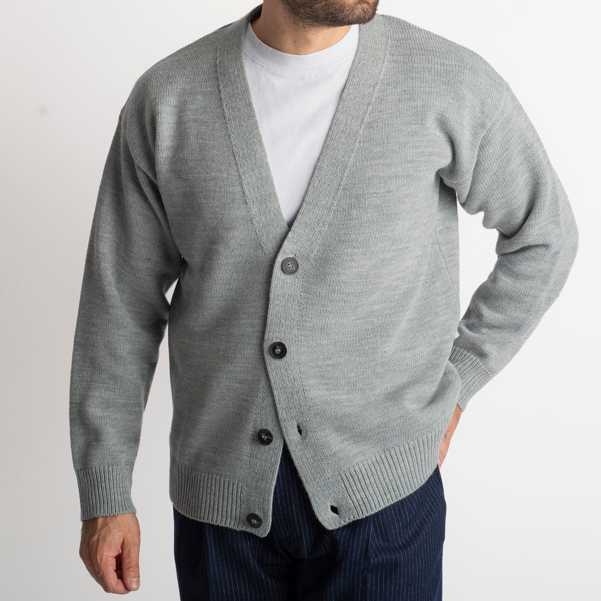 Cardigan Amsterdam Grigio