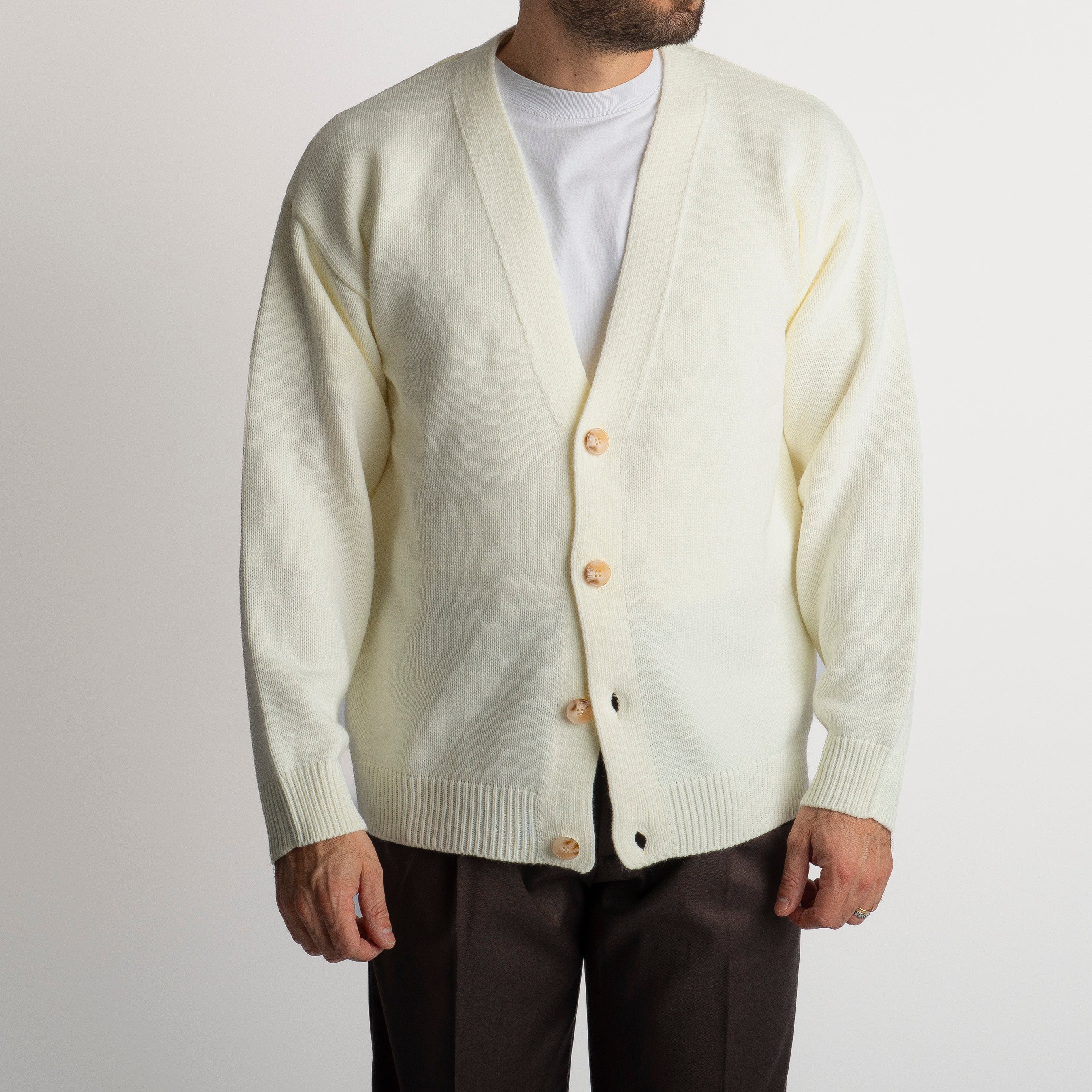 Cardigan Amsterdam Bianco