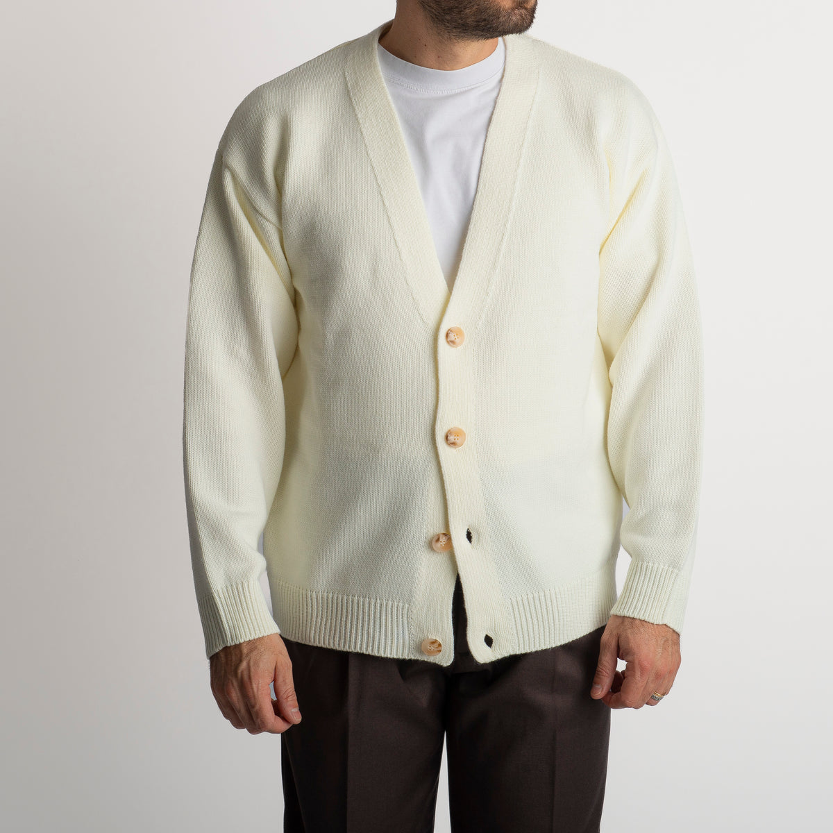 Cardigan Amsterdam Bianco