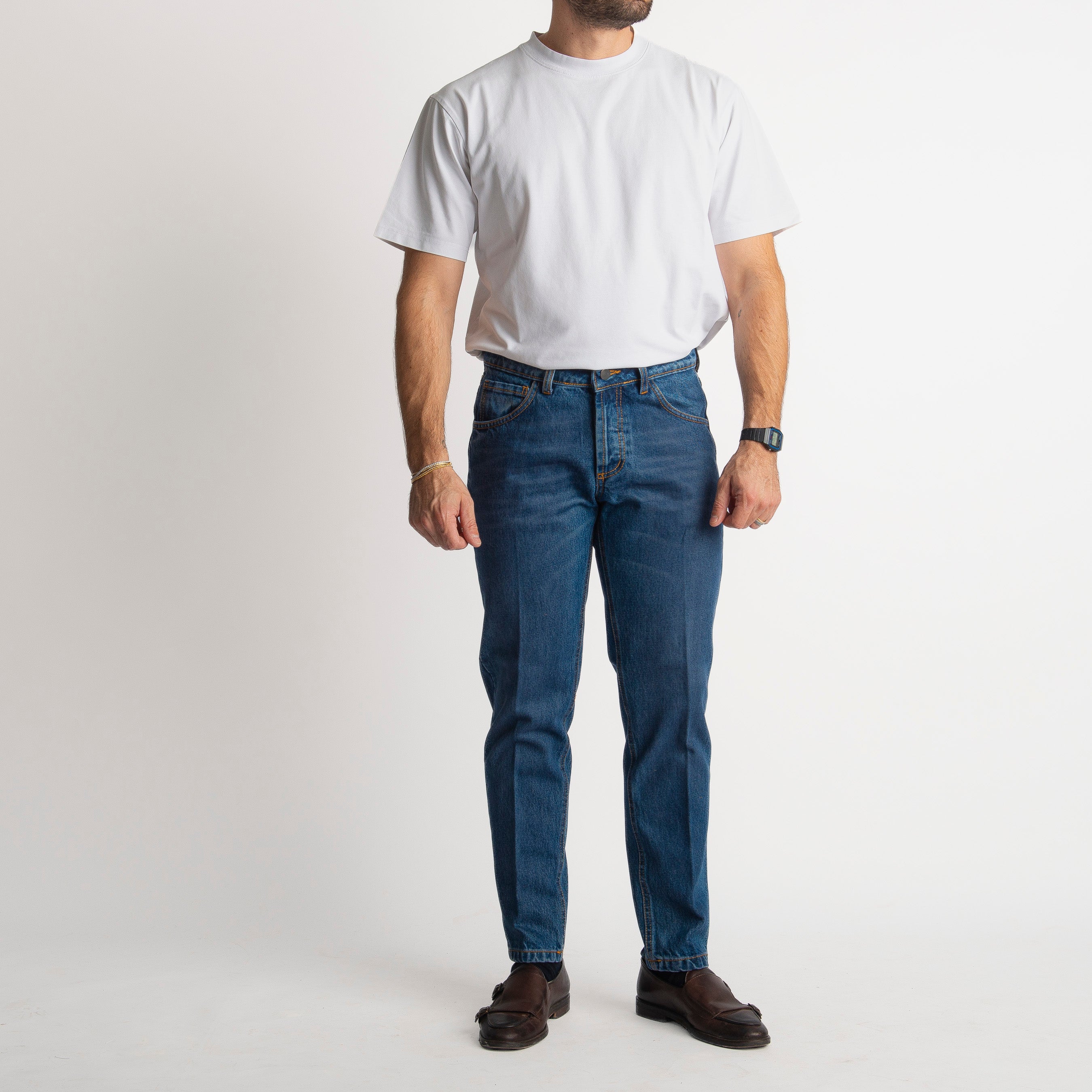 Jeans Slim Fit S175 - Cotone Merrcerizzato