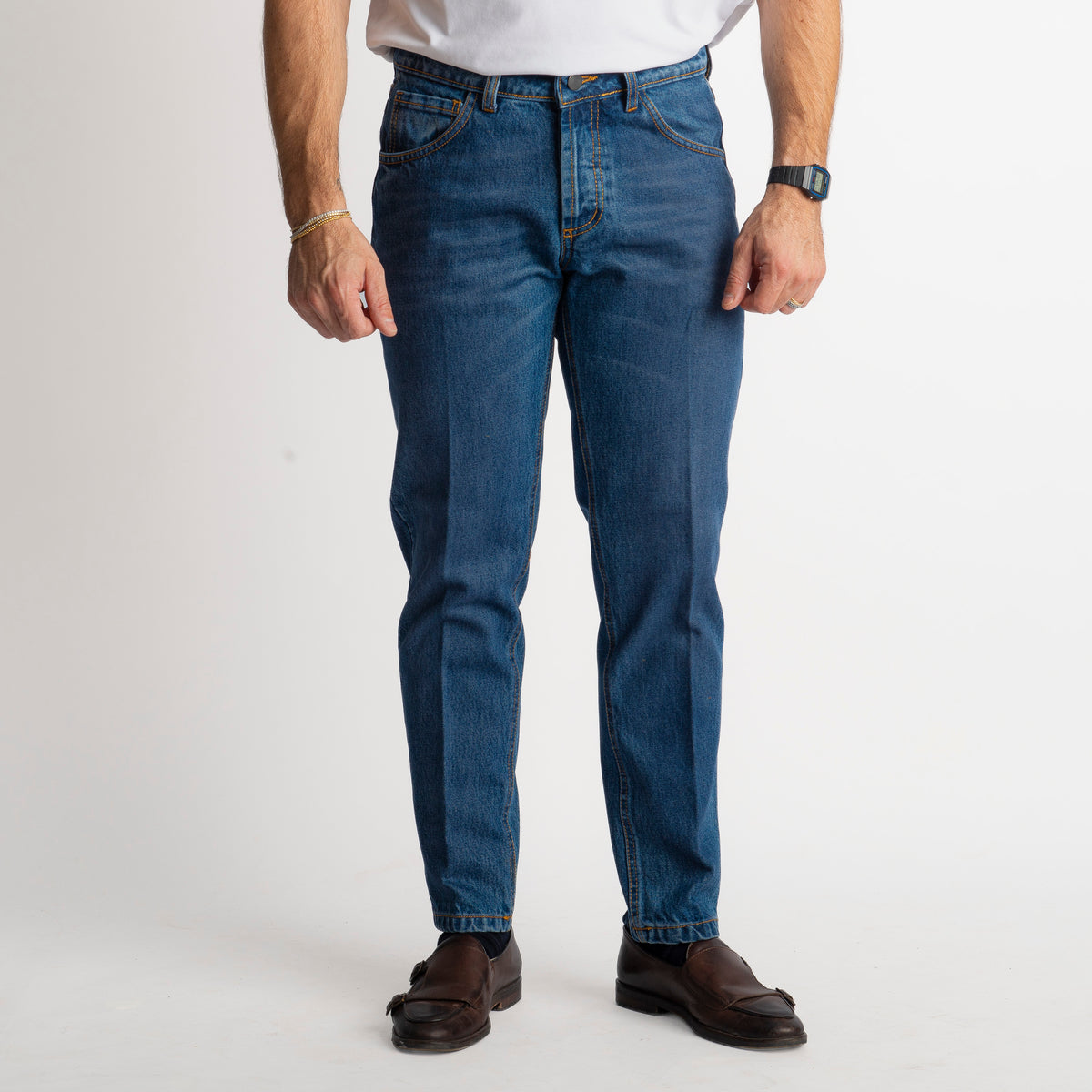Jeans Slim Fit S175 - Cotone Merrcerizzato