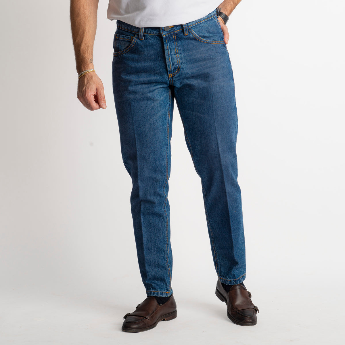 Jeans Slim Fit S175 - Cotone Merrcerizzato