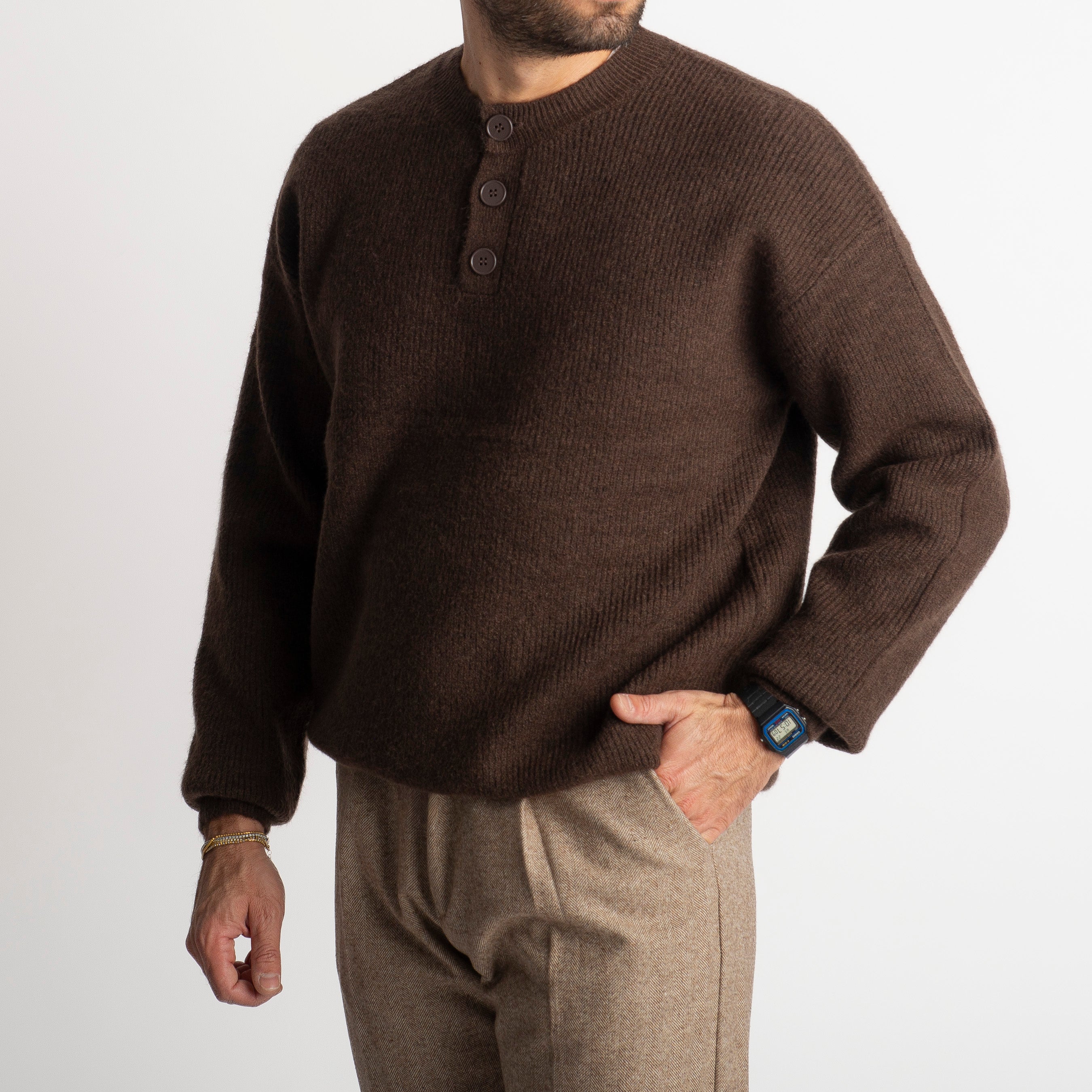 Maglione 86424 Oversize Testa di Moro