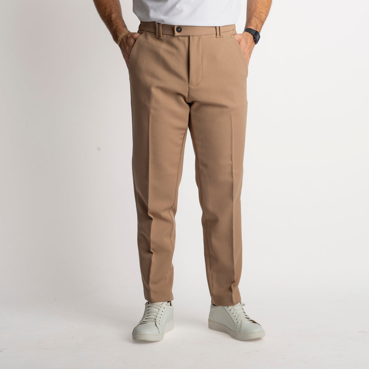 Pantalone Mezza Molla MZU39 Beige