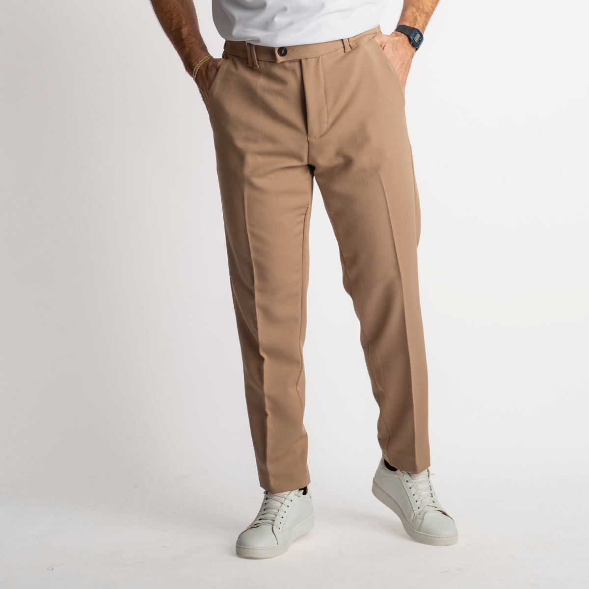 Pantalone Mezza Molla MZU39 Beige