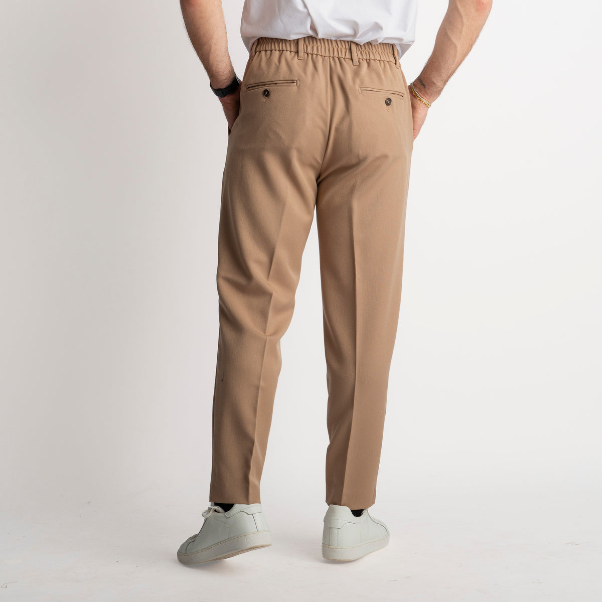 Pantalone Mezza Molla MZU39 Beige