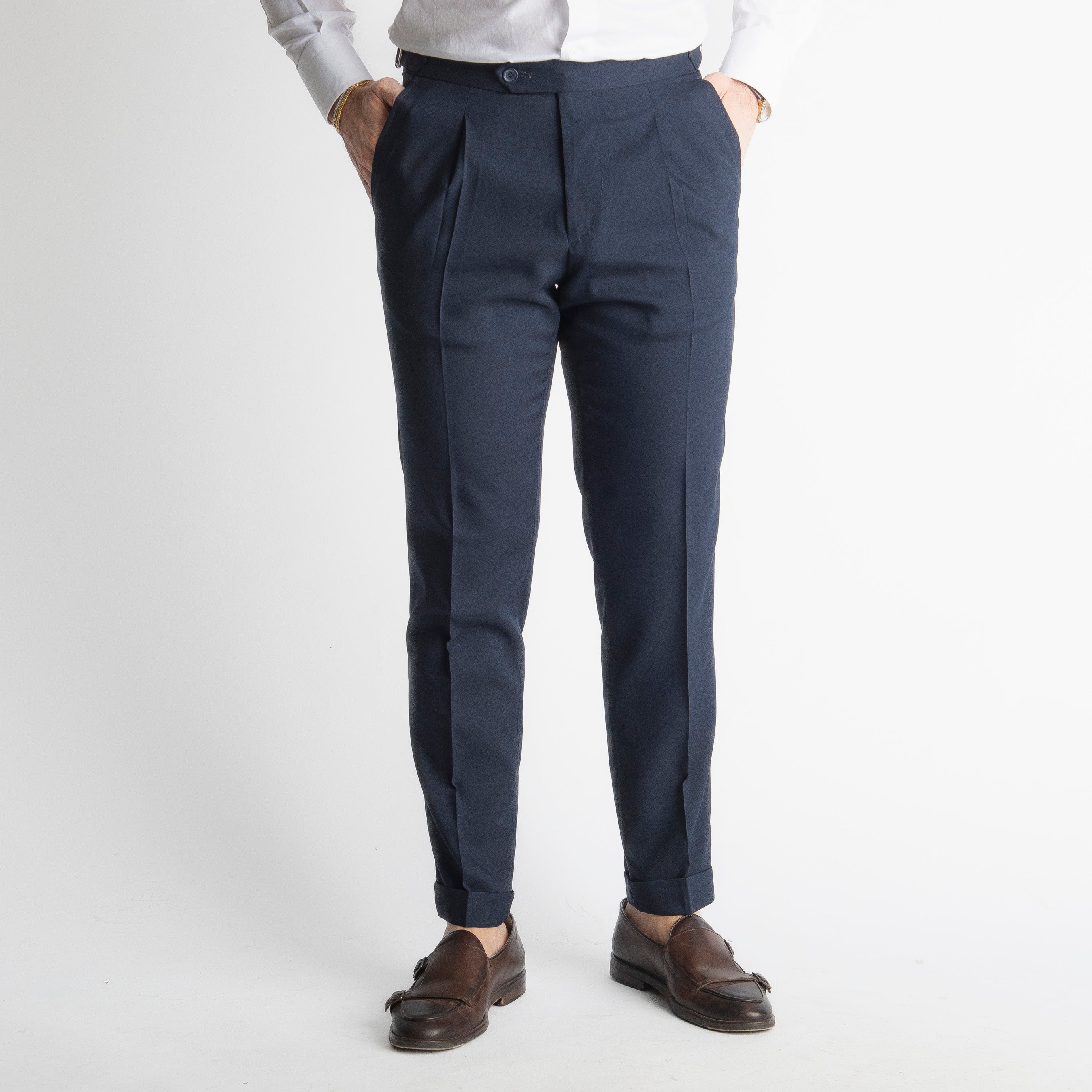 Pantalone Spencer TO8025 Doppia Fibbia Blu