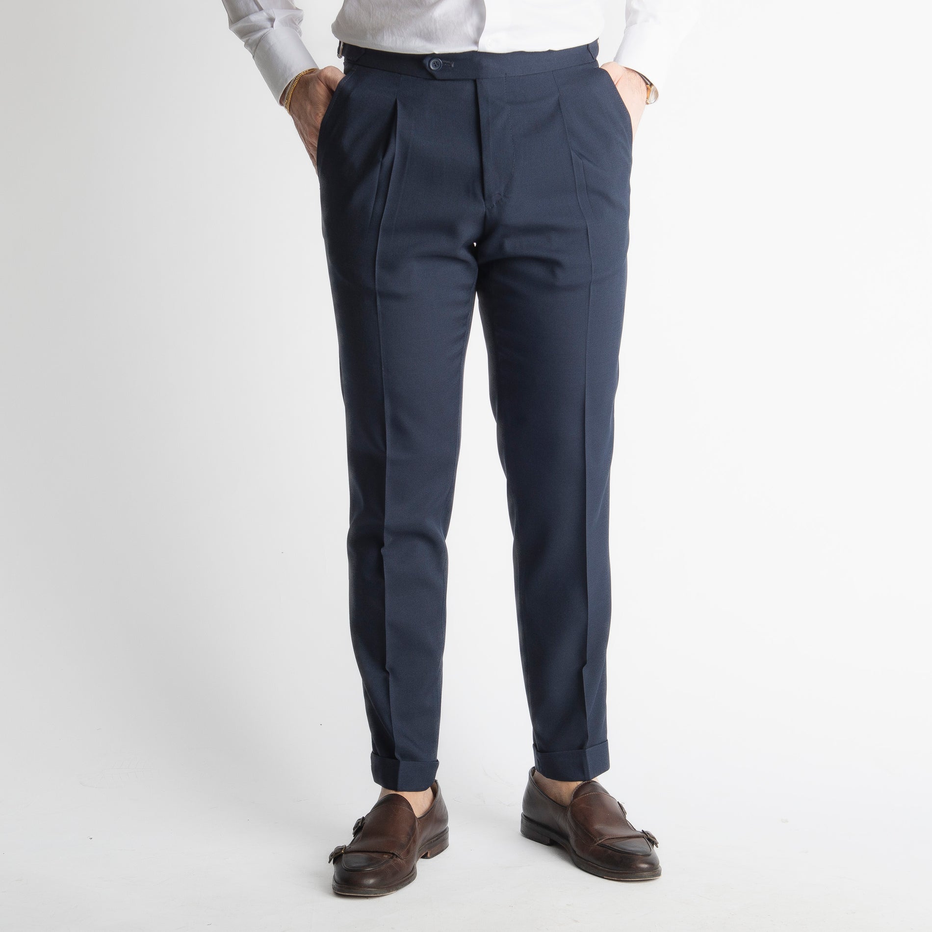 Pantalone Spencer TO8025 Doppia Fibbia Blu