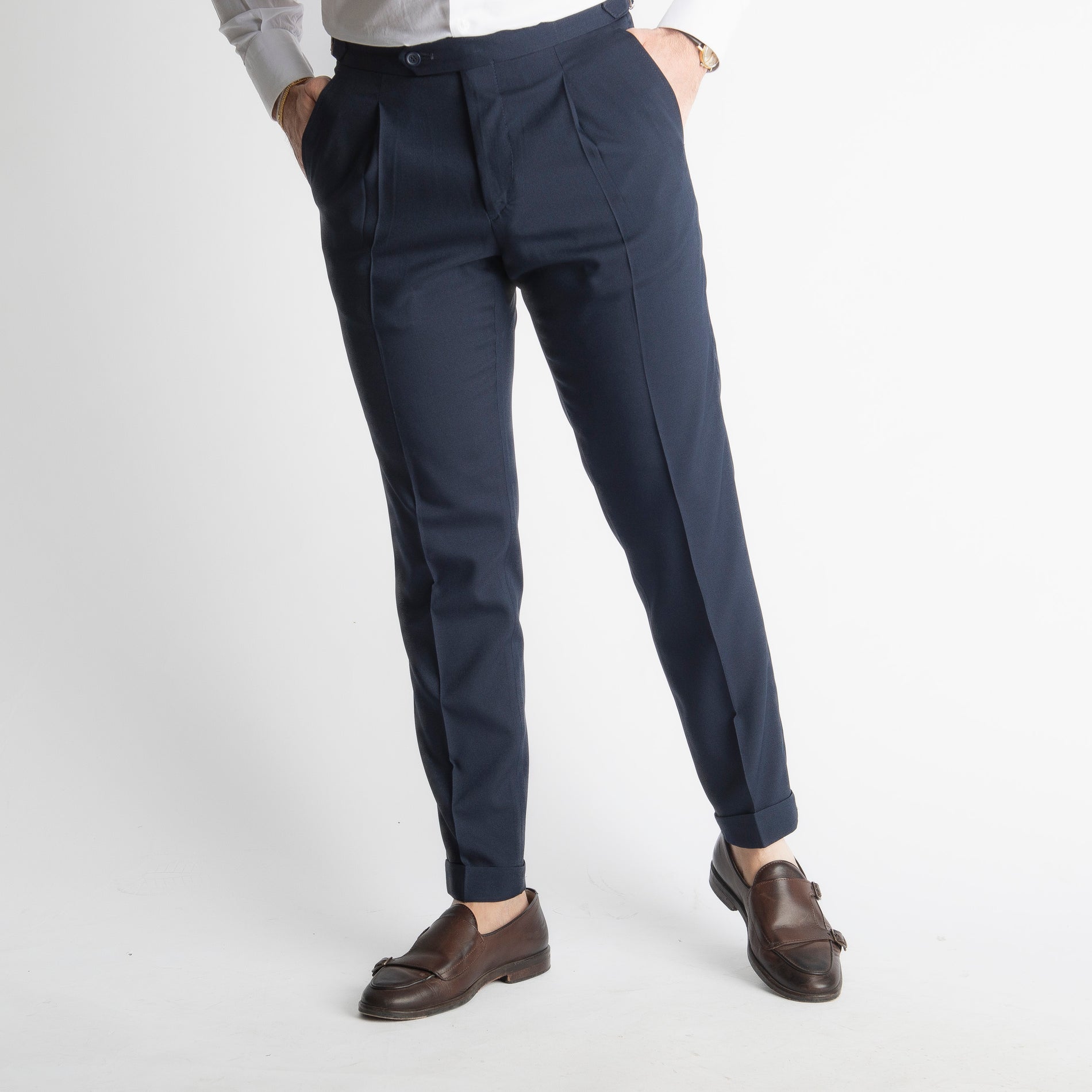Pantalone Spencer TO8025 Doppia Fibbia Blu