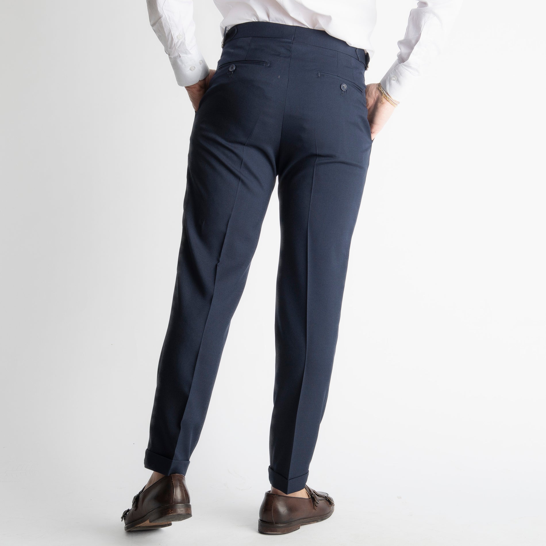 Pantalone Spencer TO8025 Doppia Fibbia Blu