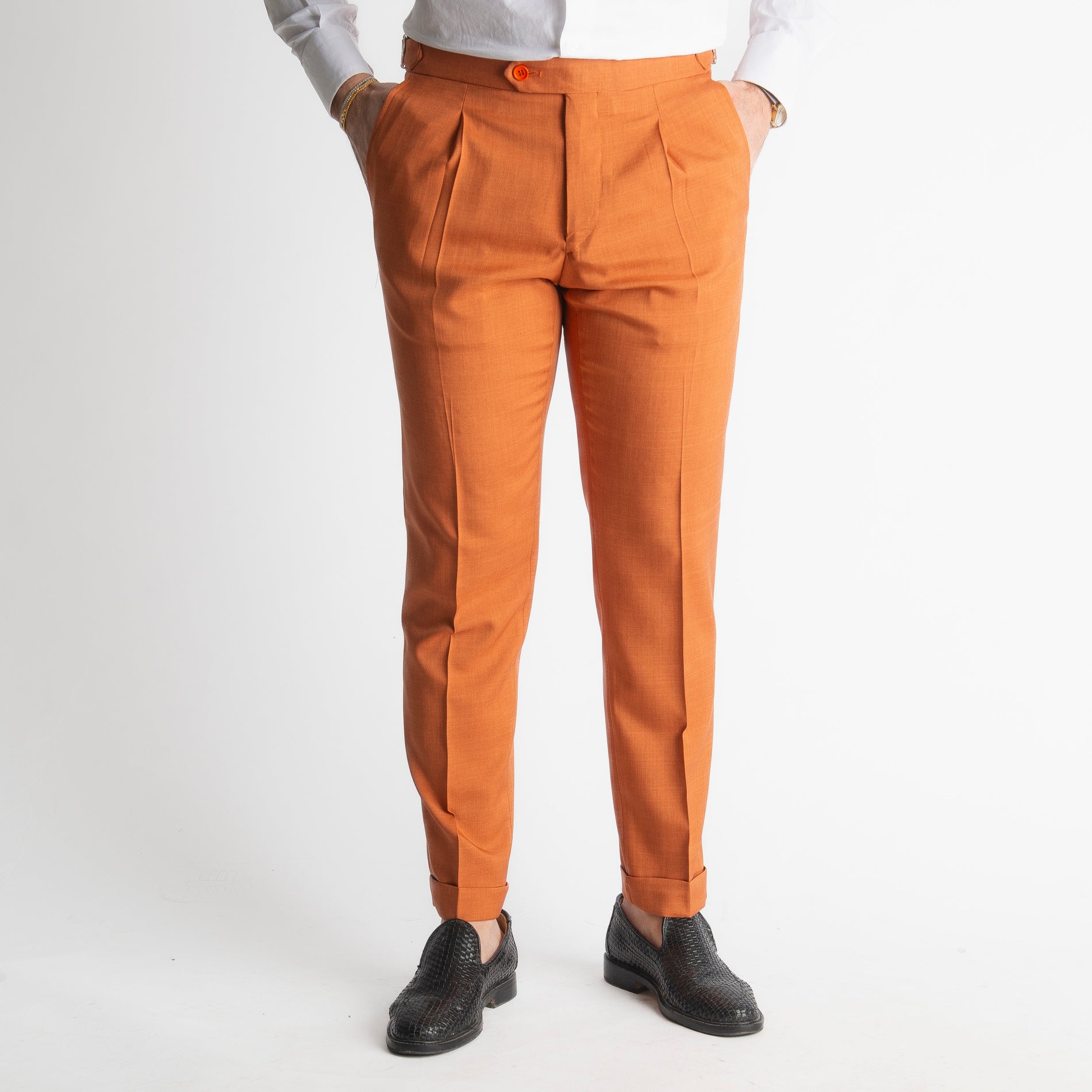 Pantalone Spencer TO8025 Doppia Fibbia Arancio Scirè