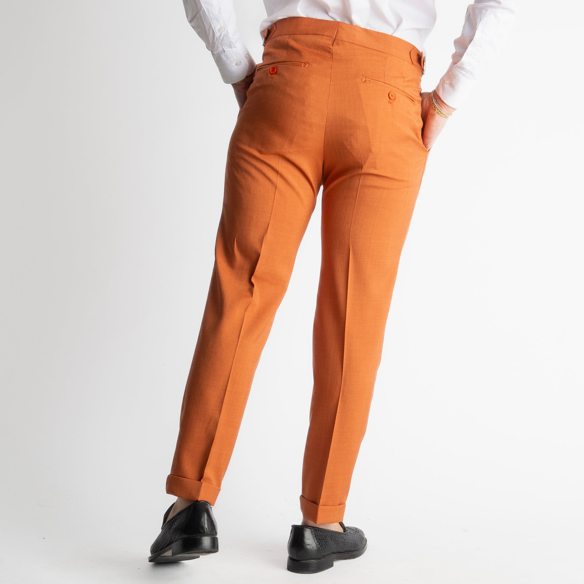 Pantalone Spencer TO8025 Doppia Fibbia Arancio Scirè