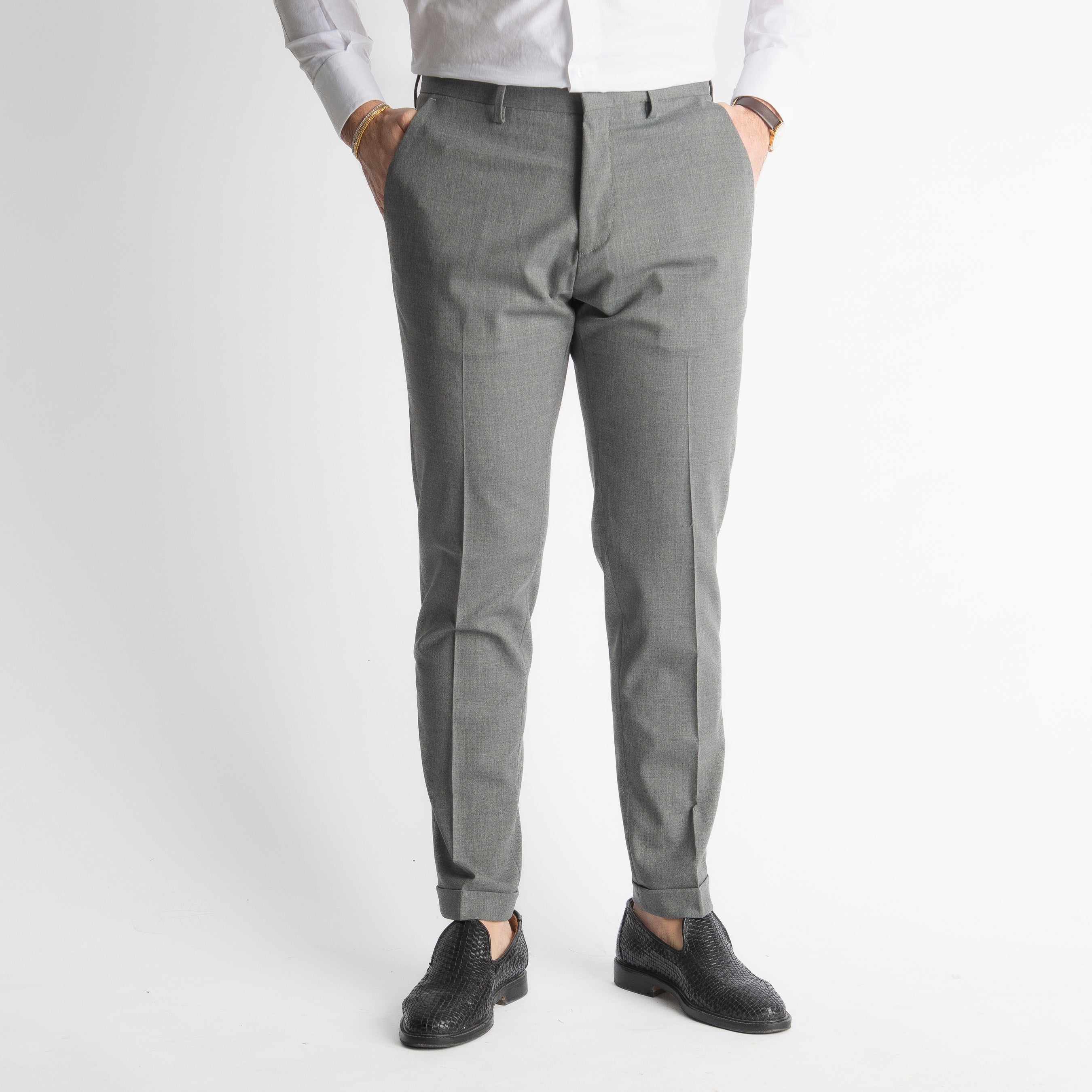 Pantalone Fresco Lana Morositas TO8011 Grigio