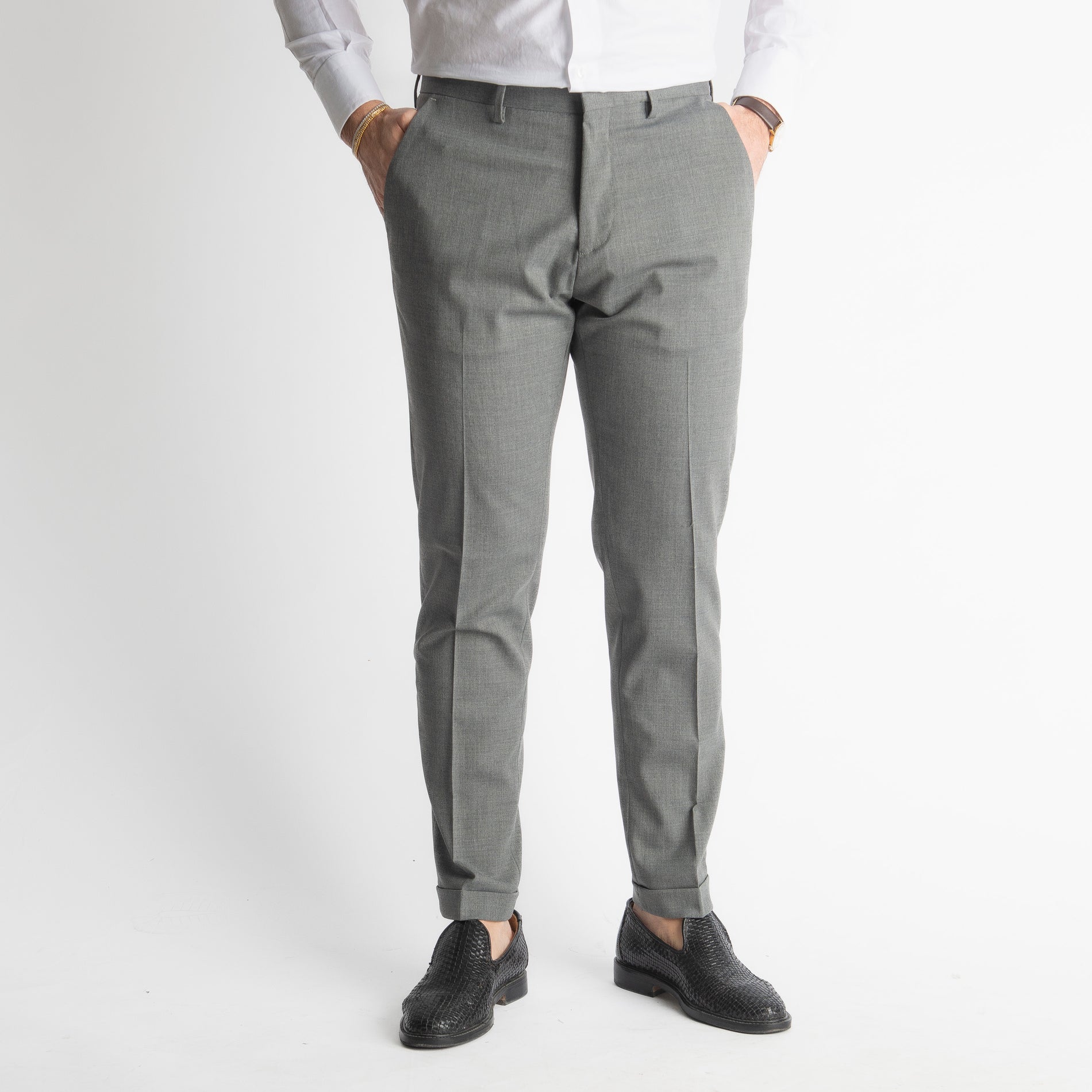 Pantalone Fresco Lana Morositas TO8011 Grigio