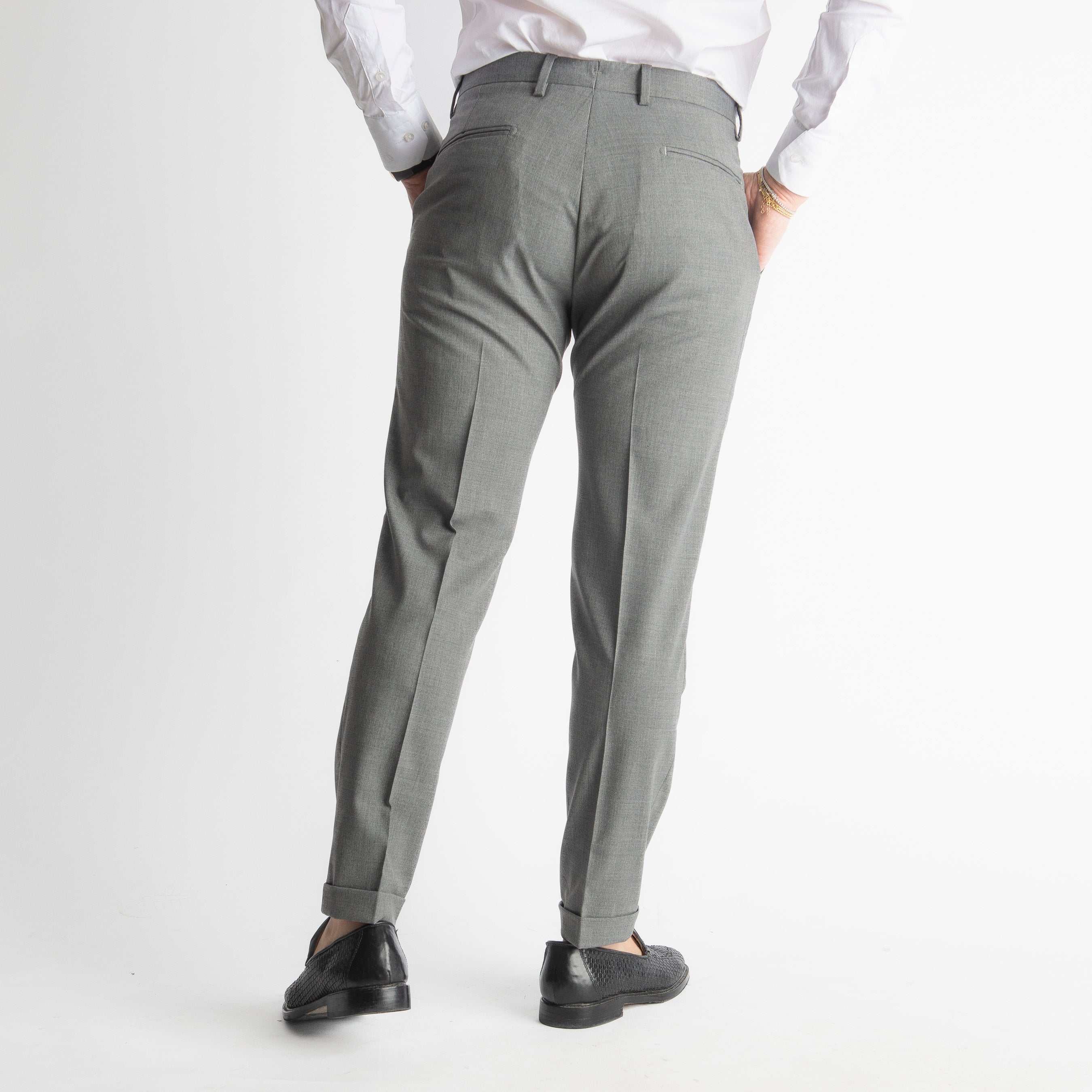 Pantalone Fresco Lana Morositas TO8011 Grigio