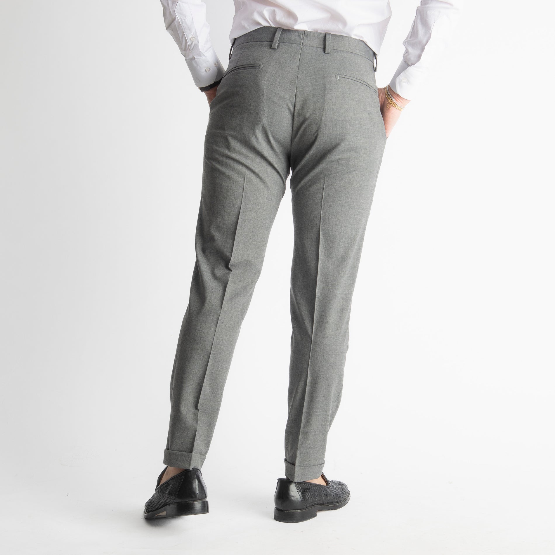 Pantalone Fresco Lana Morositas TO8011 Grigio