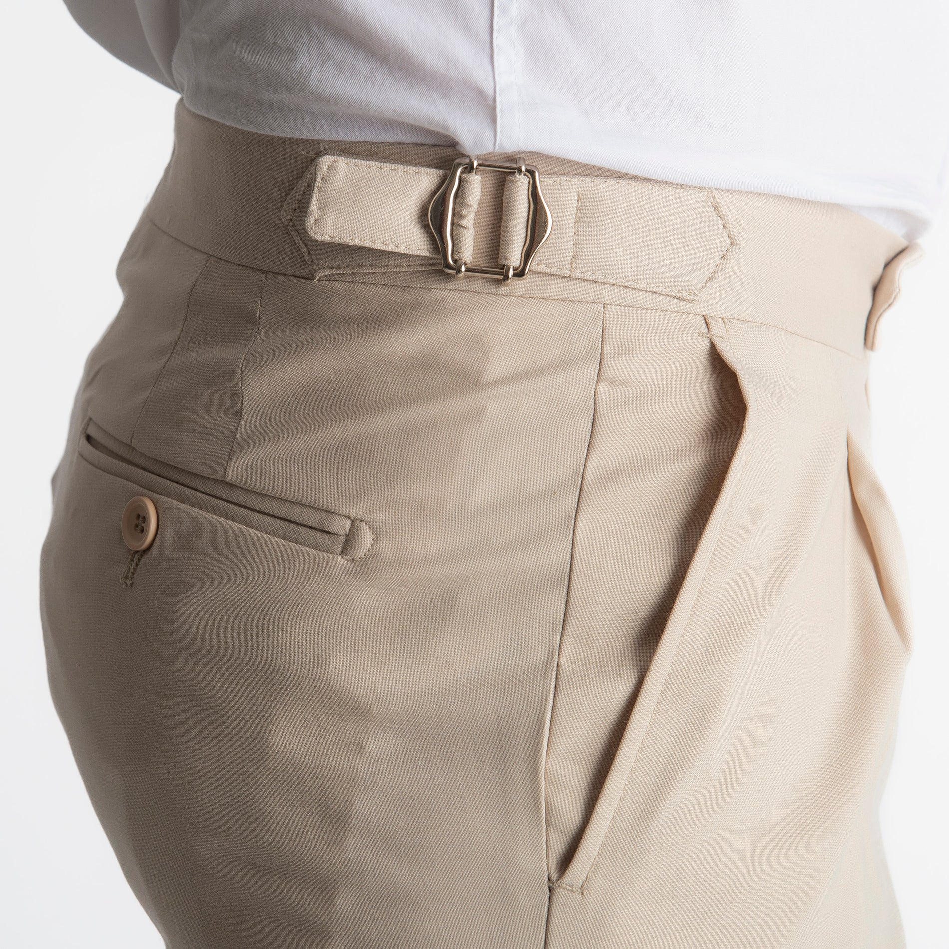 Pantalone Spencer TO8025 Doppia Fibbia Beige