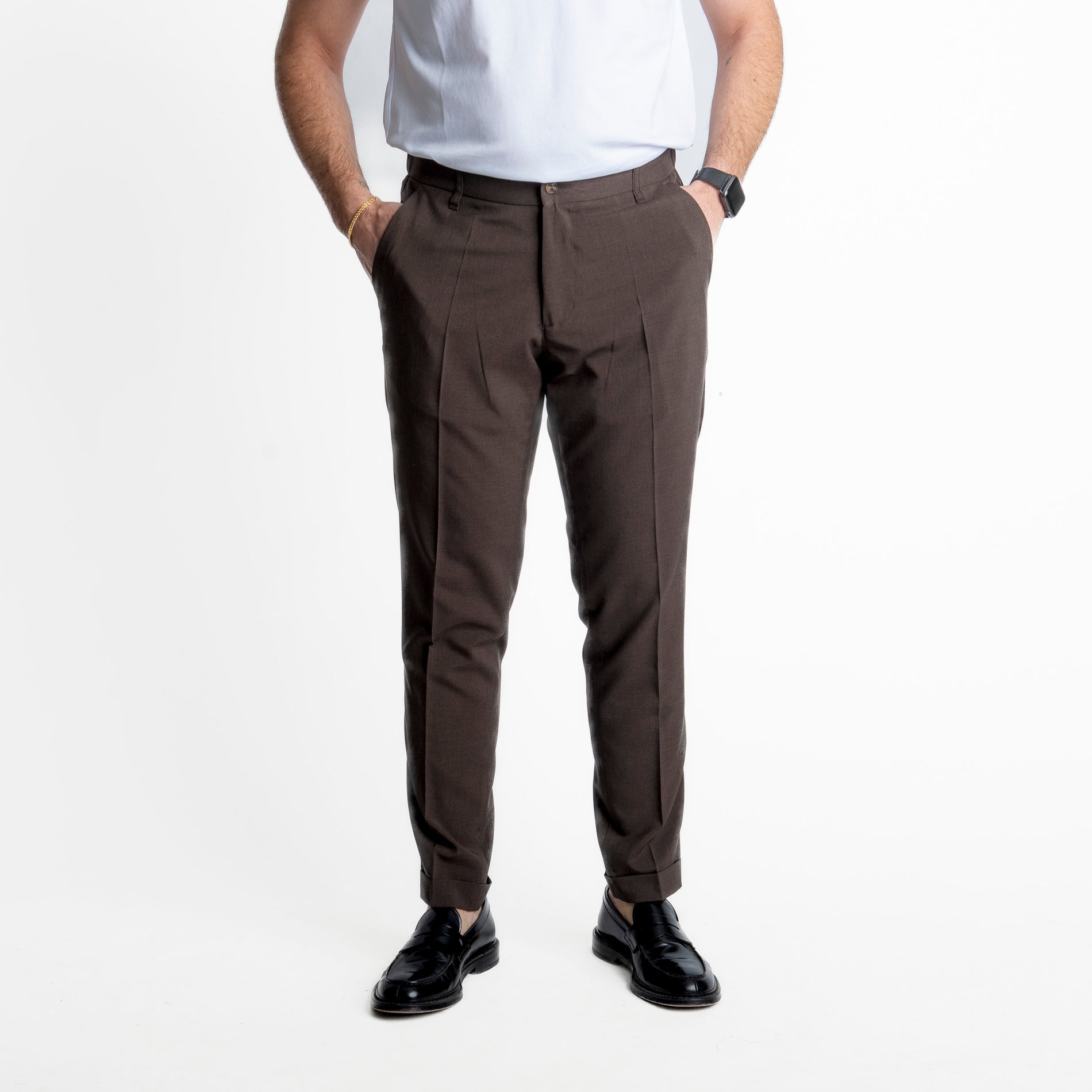 Pantalone 8007 con Elastico Moro