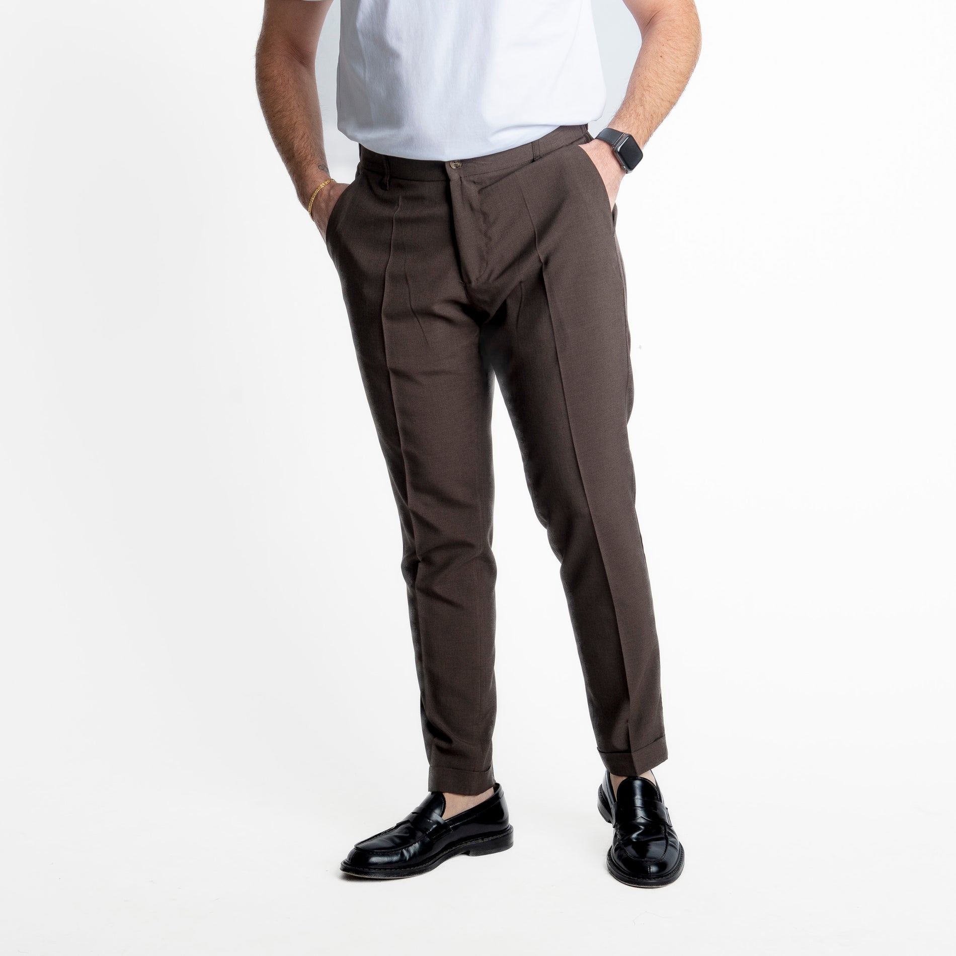 Pantalone 8007 con Elastico Moro