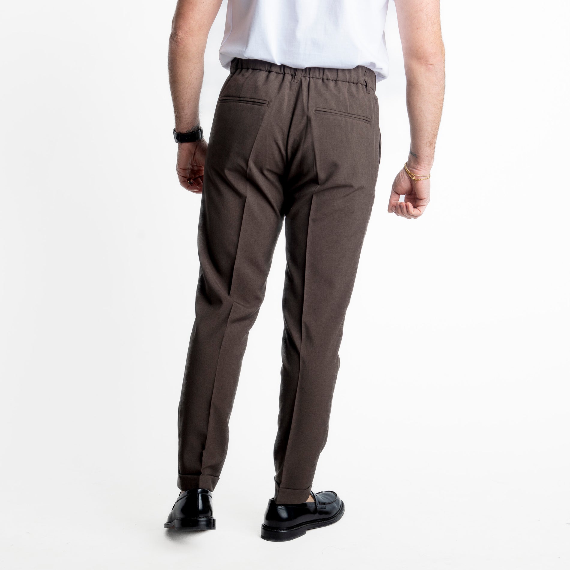 Pantalone 8007 con Elastico Moro